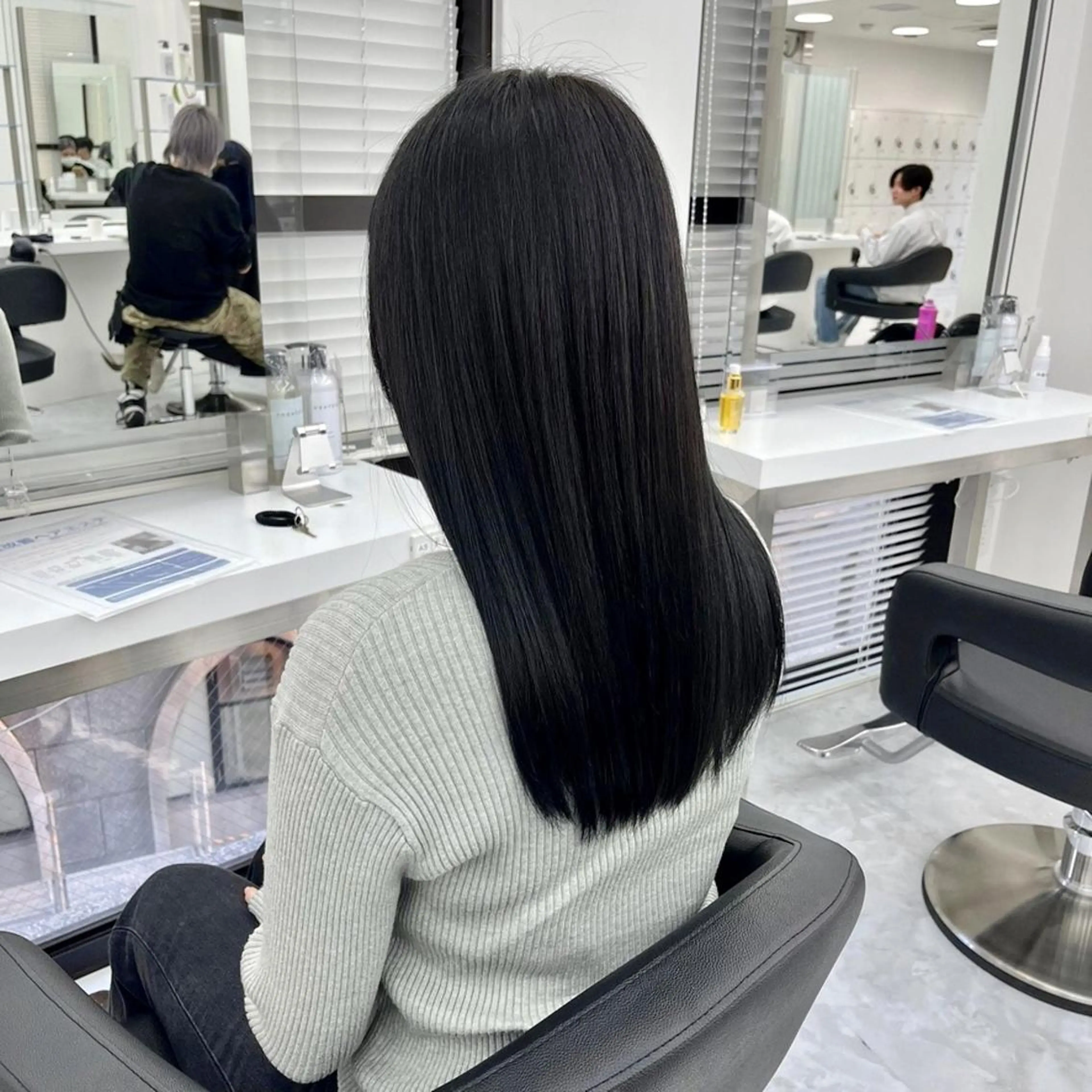 カラー 透明感スタイル 💖ブリーチなしのヘアスタイル