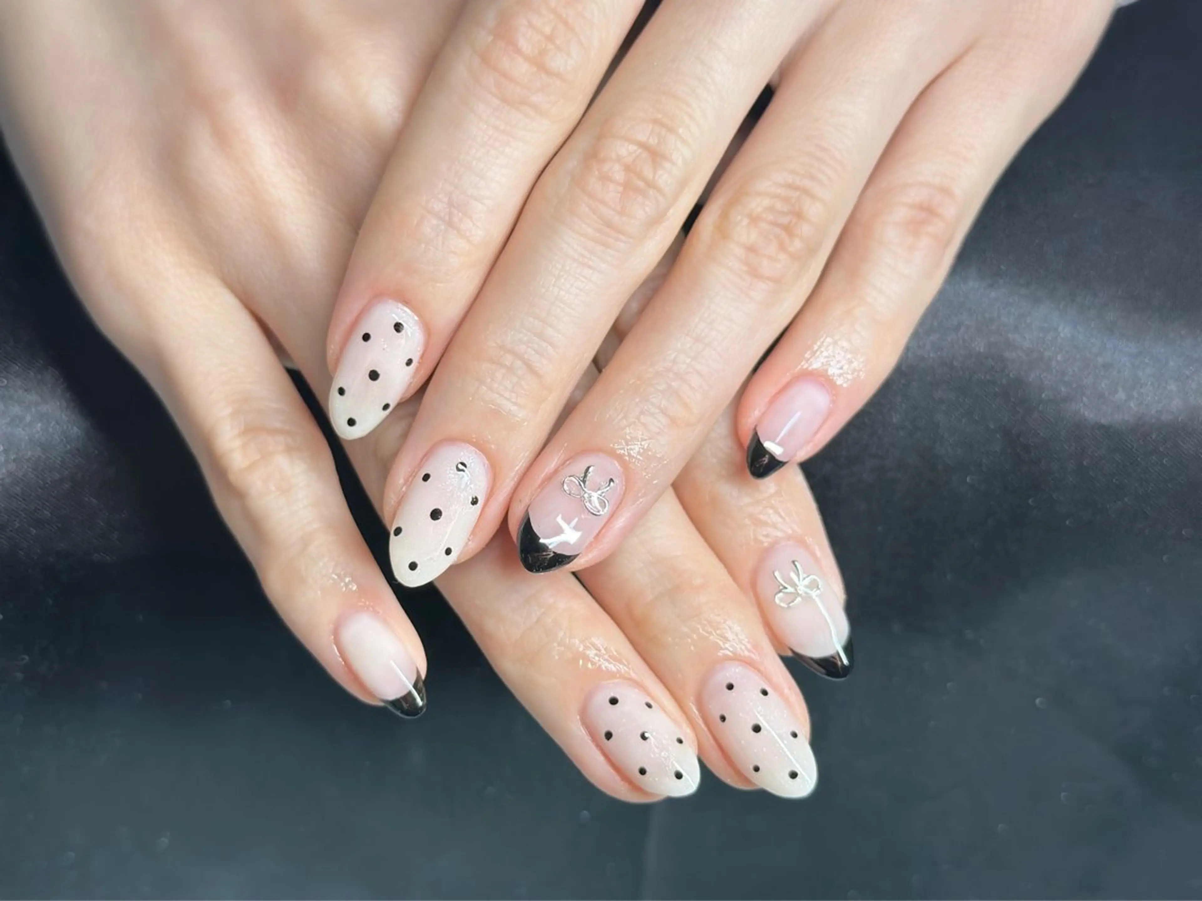 ネイル ハンドネイル Nail_ SkyBlue_Jのネイルデザイン