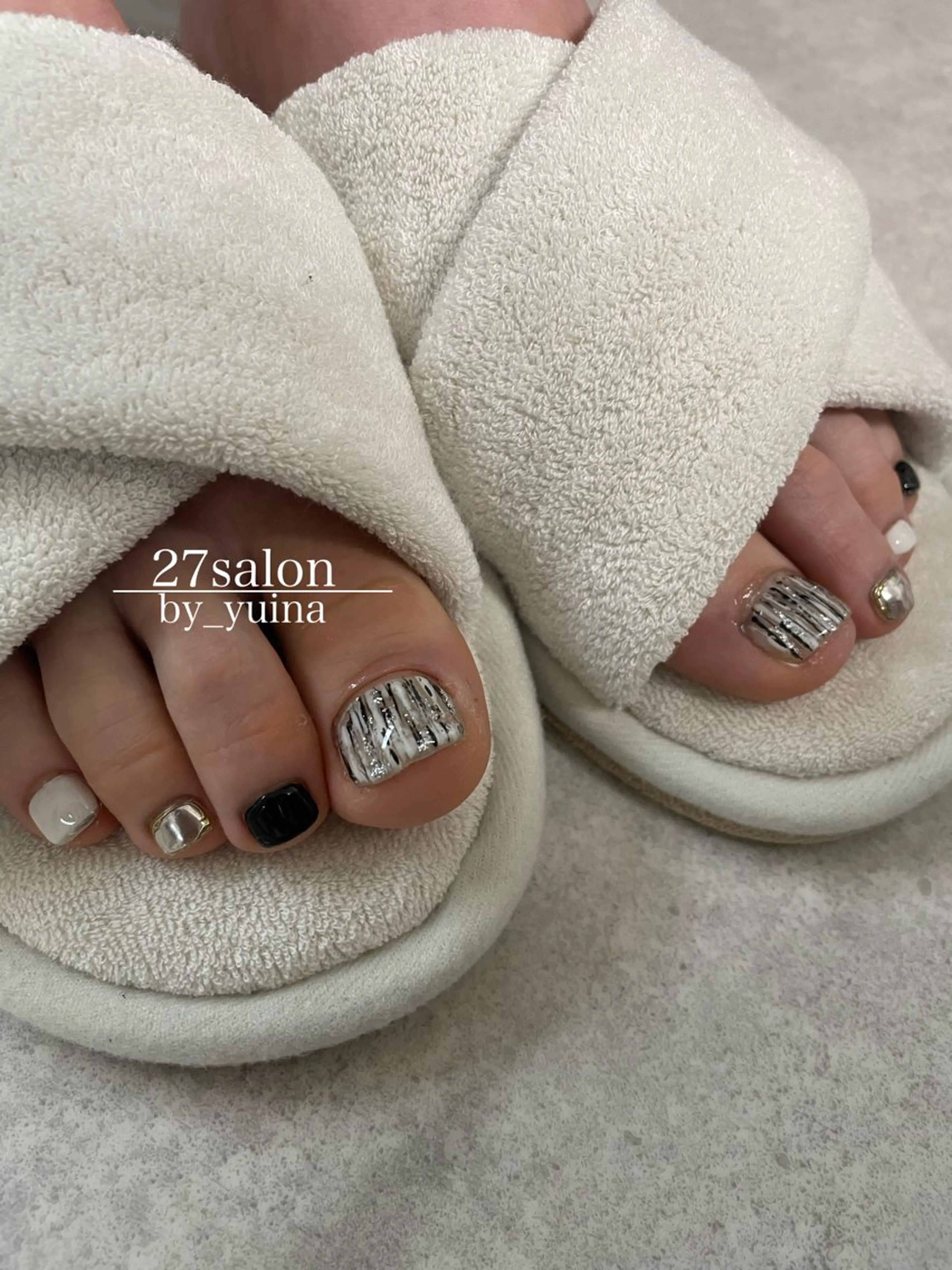 ネイル フットネイル 27salon yuinaのネイルデザイン
