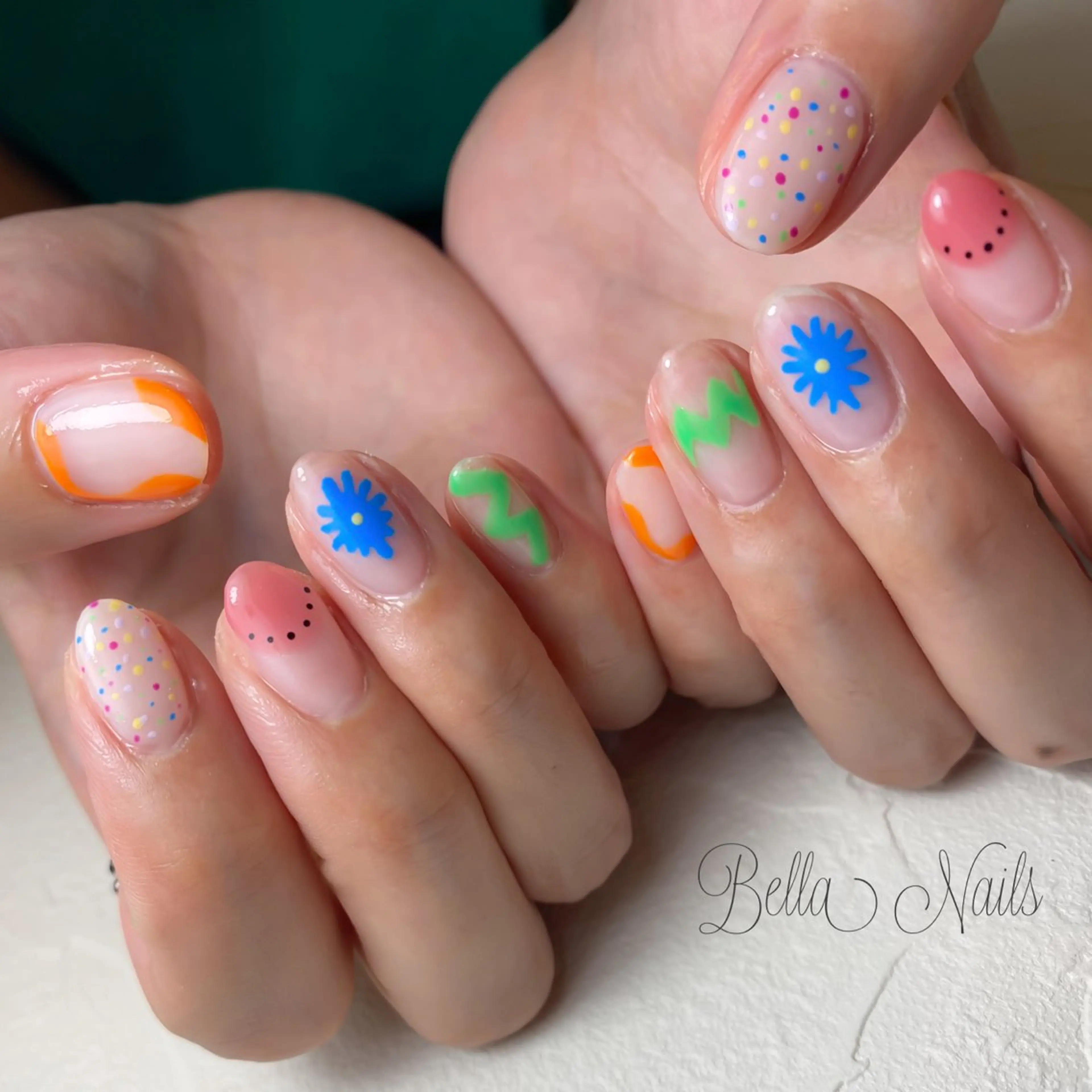 ネイル アートネイル ハンドネイル Bella  Nails所属・Bella Nailsのネイルデザイン