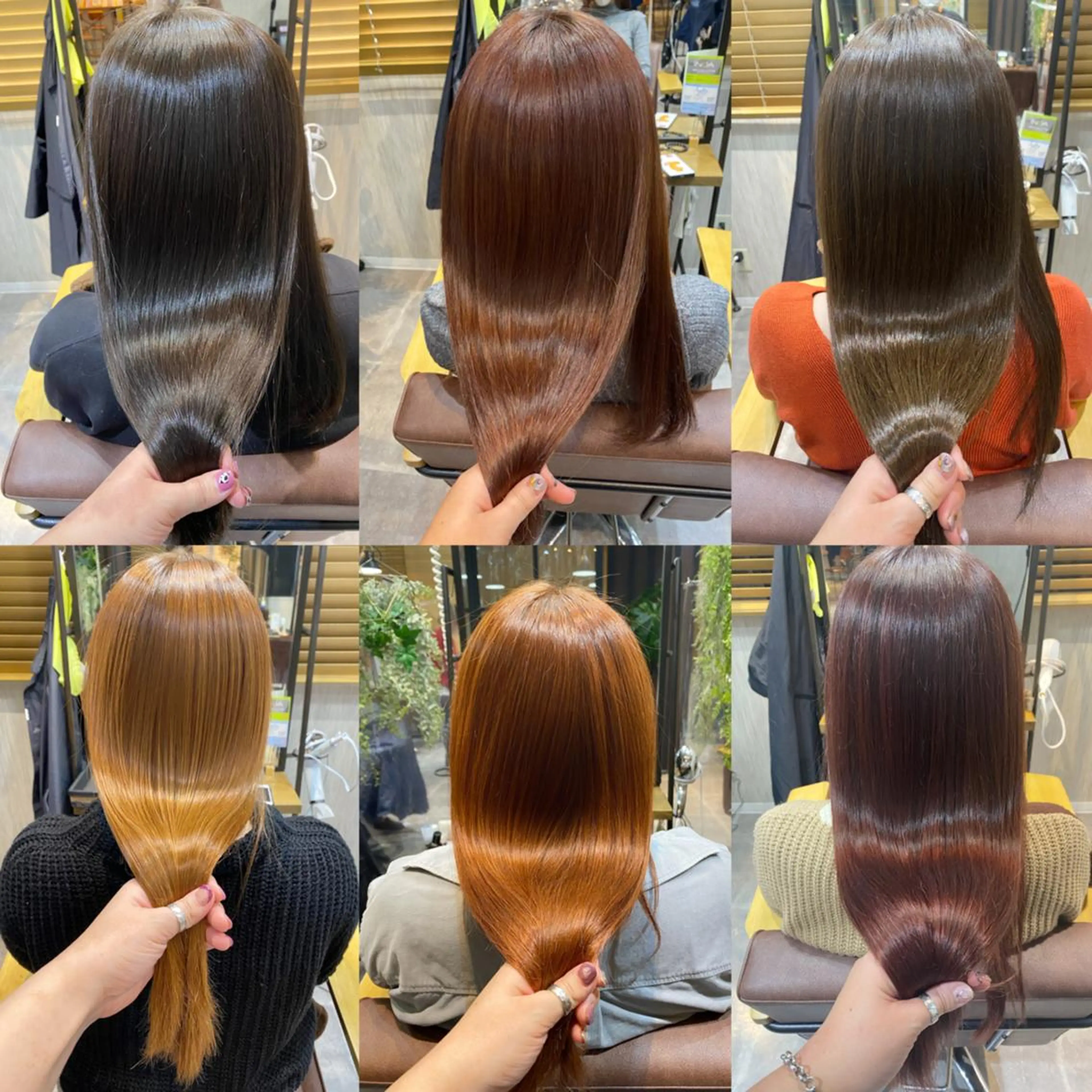 ロング カラー ヘアアレンジ ボブ ヨシンモリ ロング N゜jillva ナンバージルバのヘアスタイル