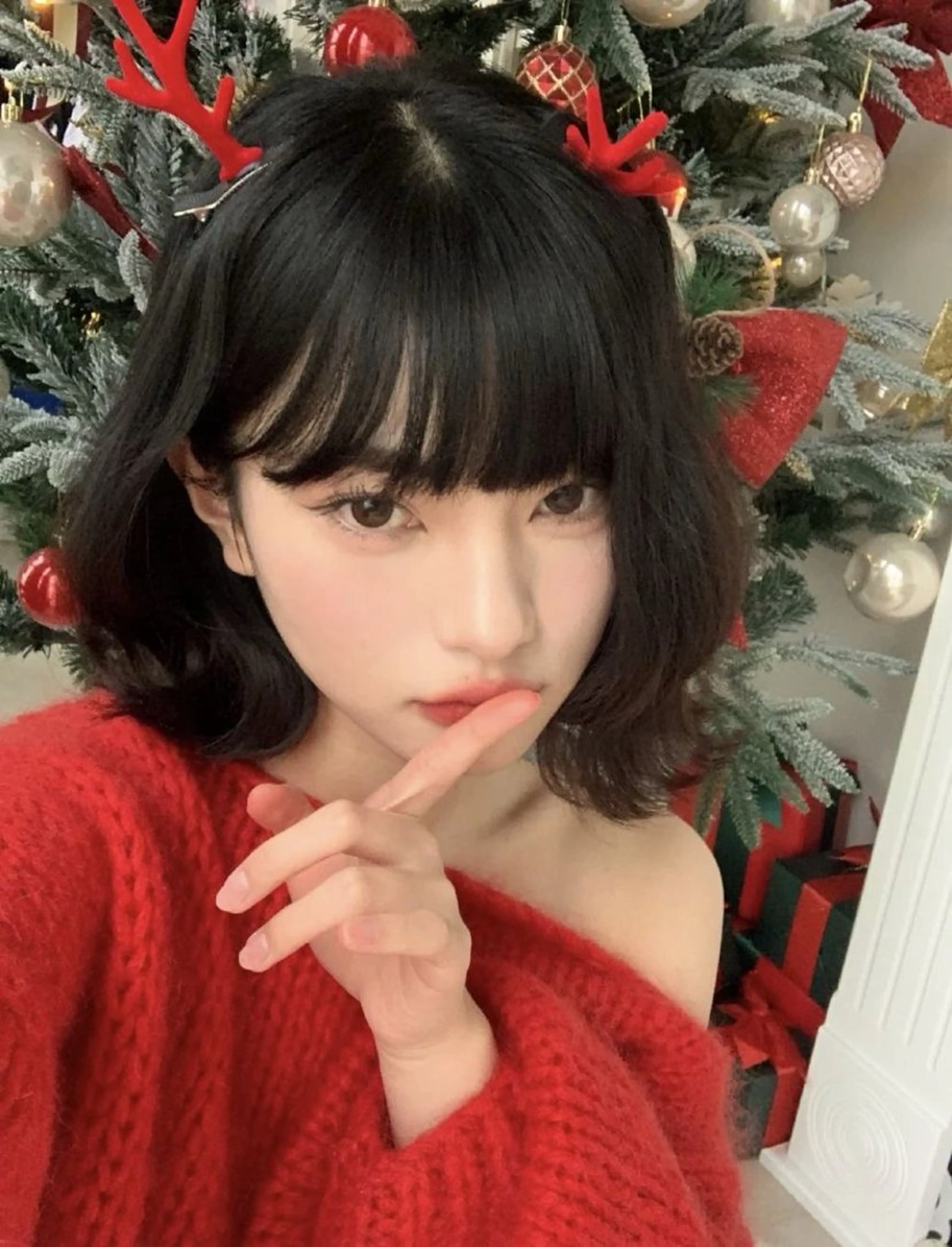 ショート カラー ヘアアレンジ カット ヘアカラー トリートメント ヘッドスパ ヘアセット ‎🤍韓国ボブ/ 縮毛矯正🪽‪ひかりのヘアスタイル