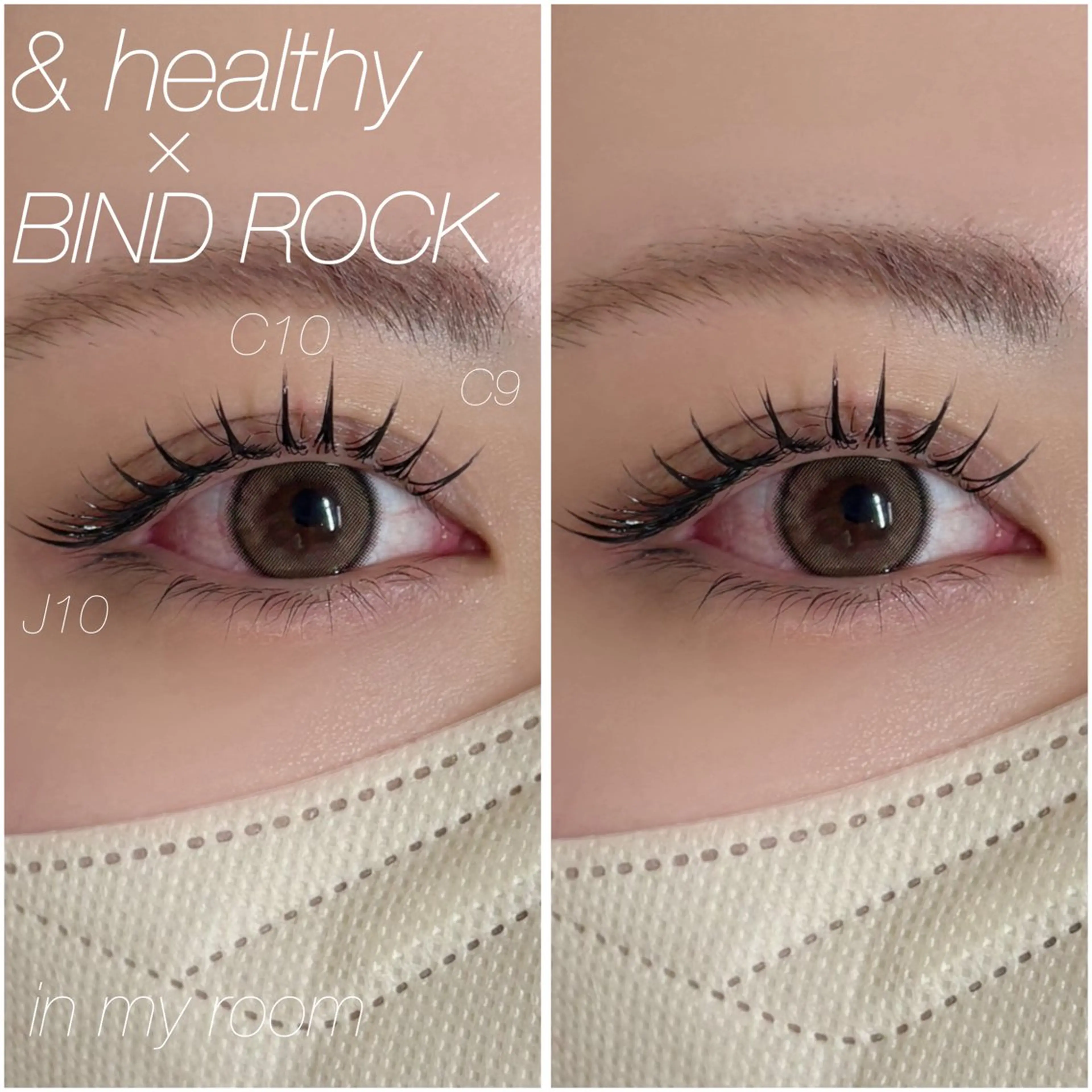 マツエク・マツパ バインドロック マツエク ☽𝘀𝗵𝗶 𝘀𝗵𝗶☽のマツエク・マツパデザイン