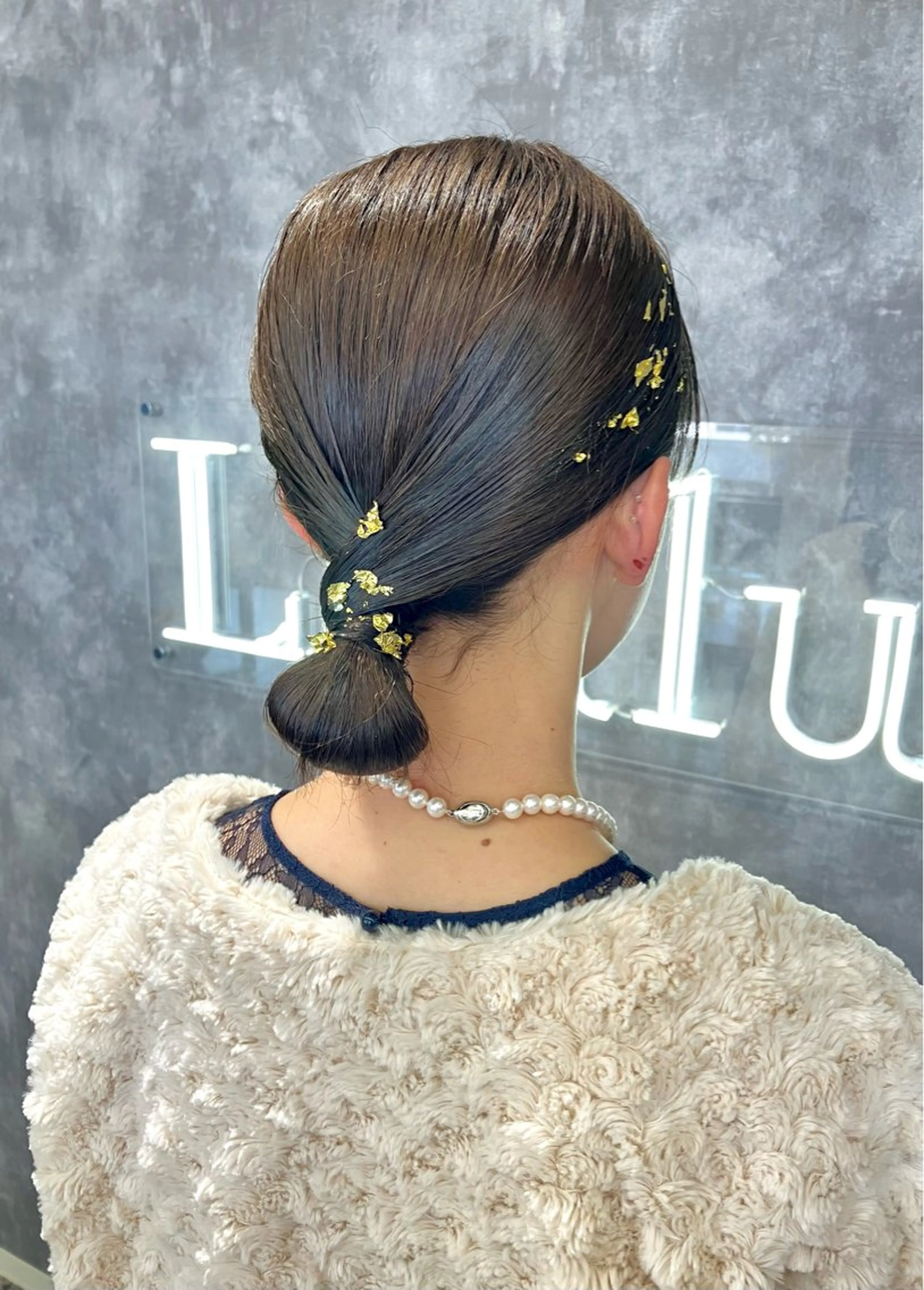 ヘアアレンジ お団子ヘア 🦔Laulu 菅原綾乃のヘアスタイル