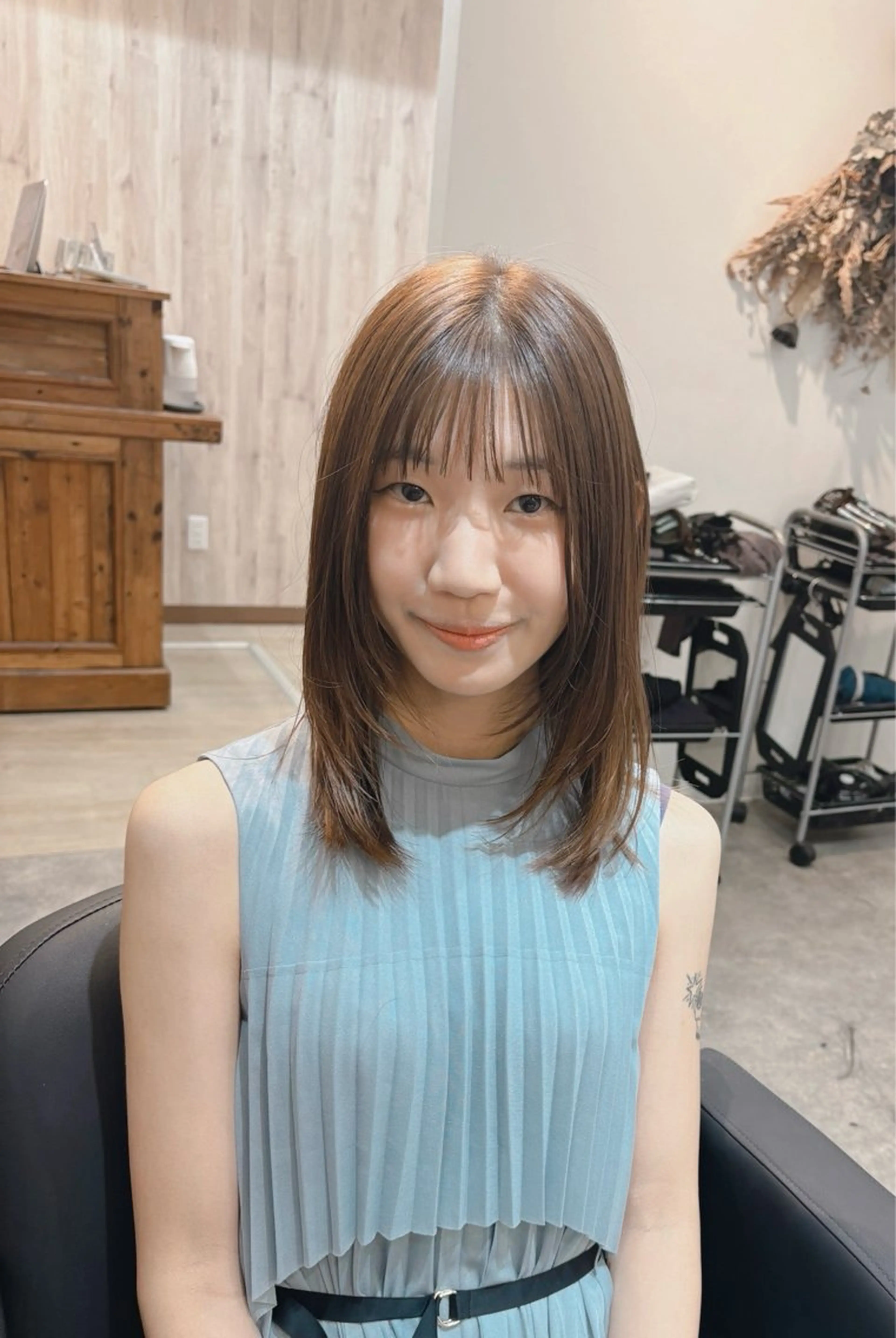 ロング 竹村 恵功代のヘアスタイル