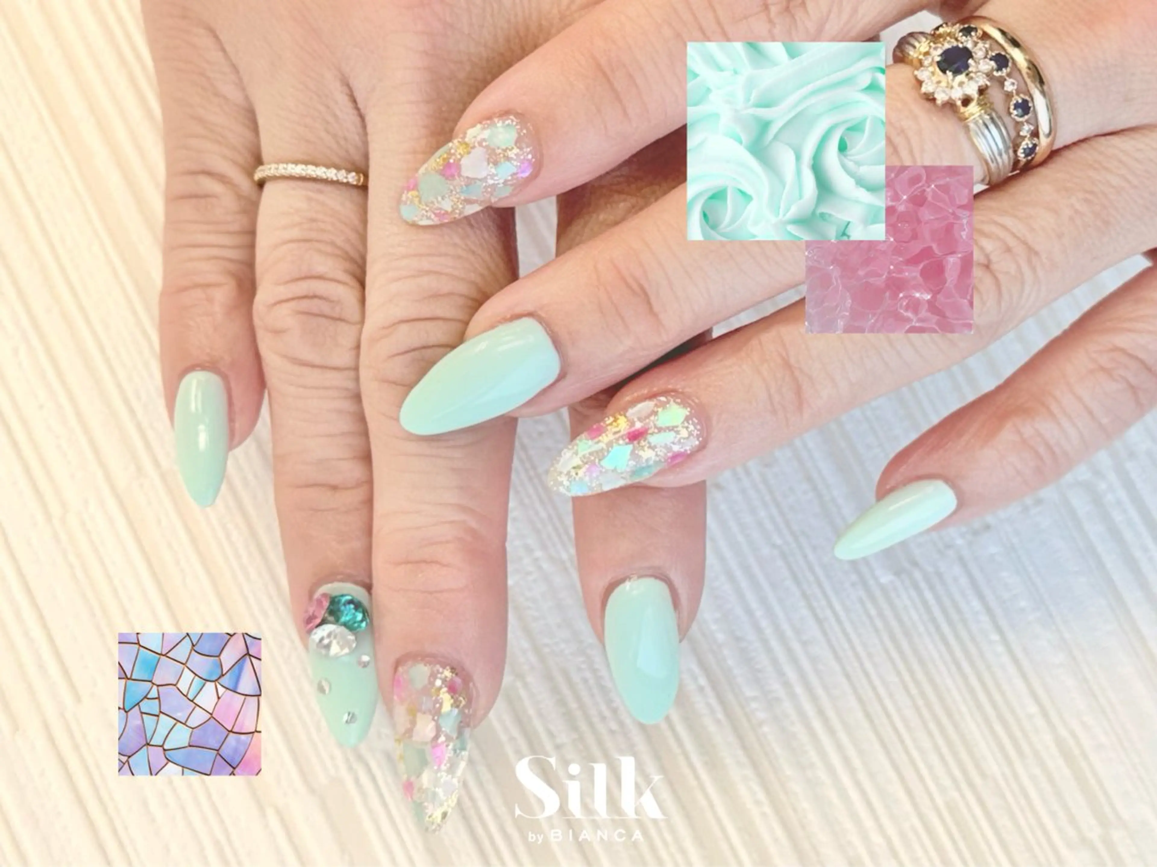 ネイル ハンドネイル Silk by Bianca＊森澤のネイルデザイン