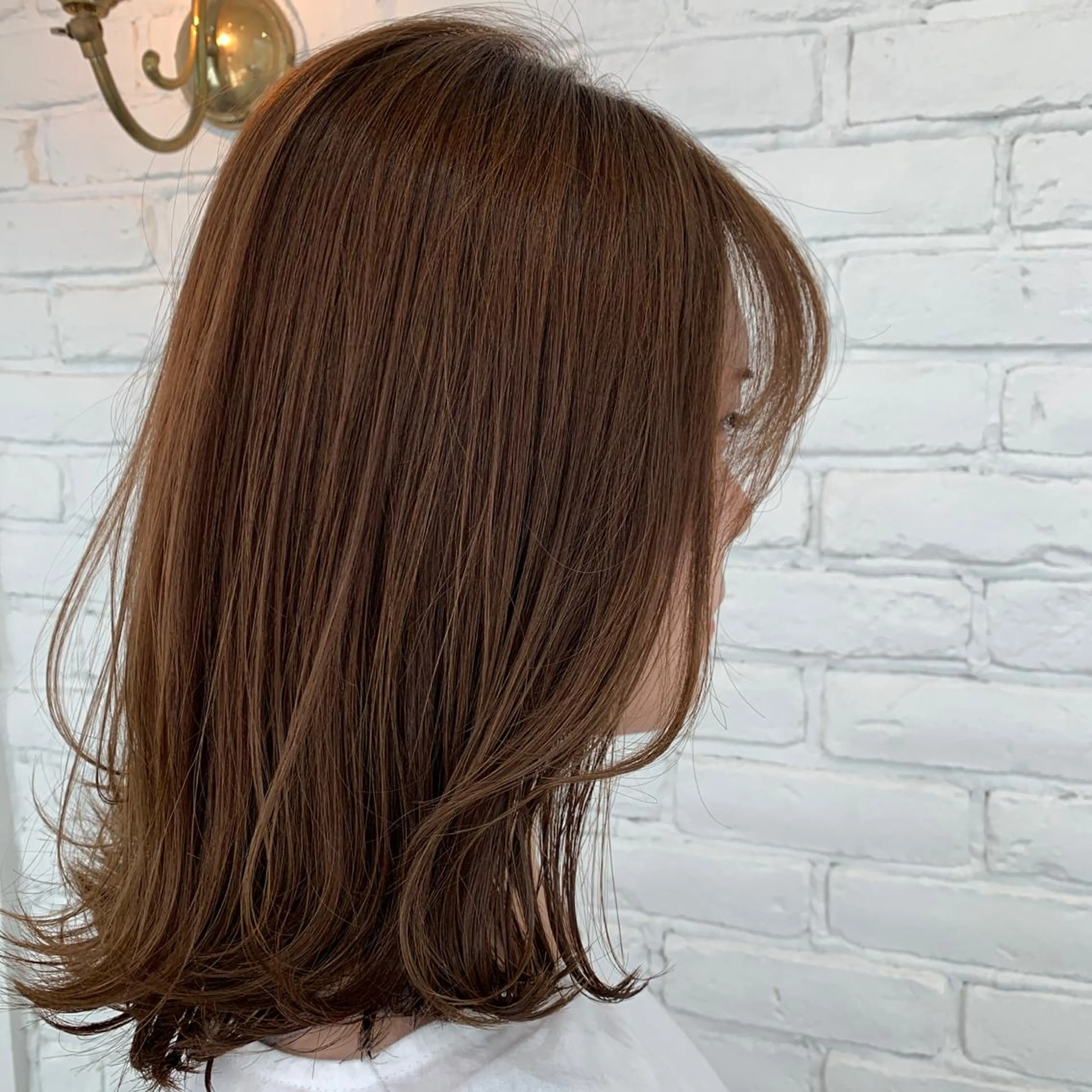 ミディアム HARUKA韓国ヘア /Luana梅田のヘアスタイル