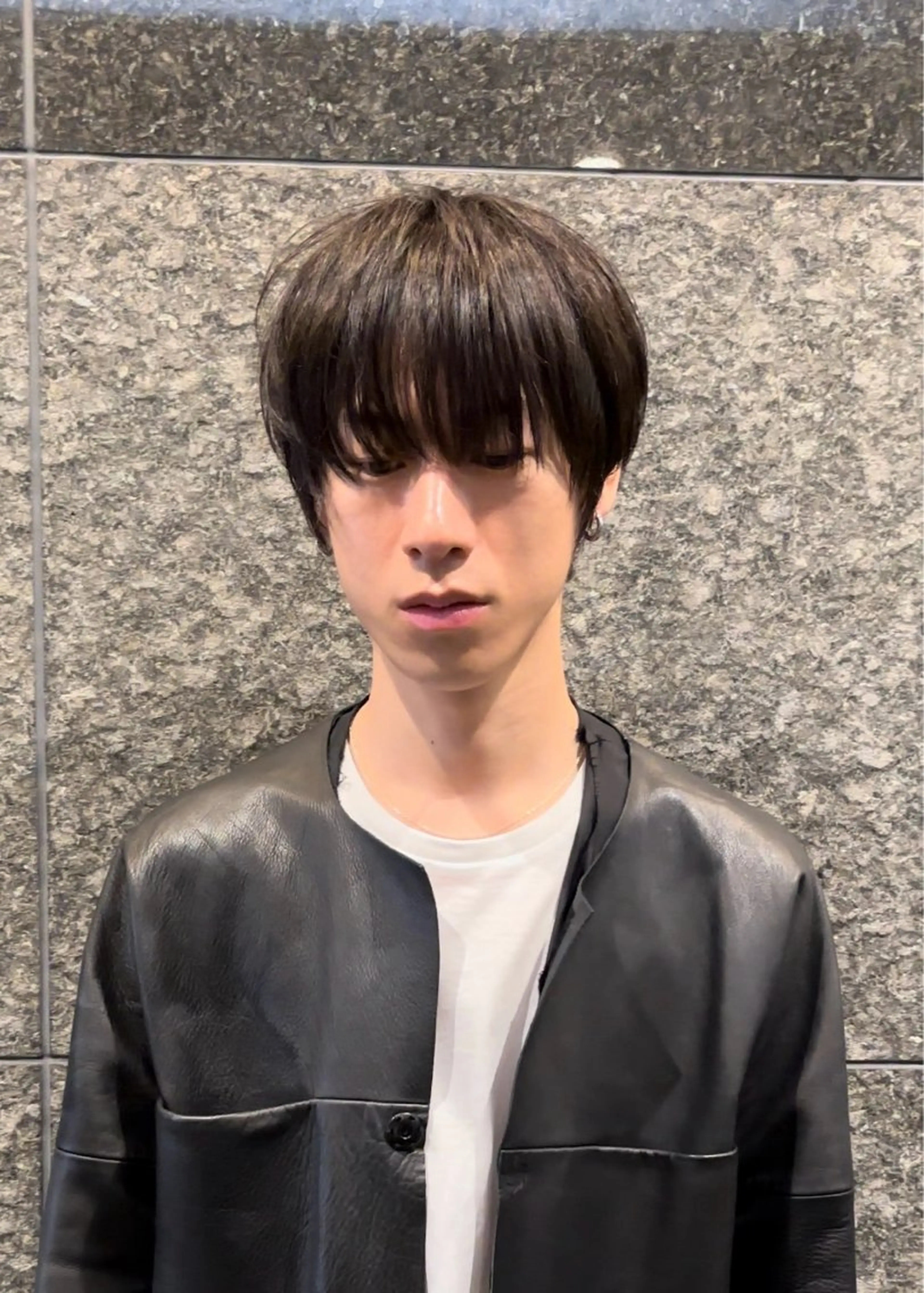 ミディアム 新宿/韓国メンズ RIKUパーマのヘアスタイル