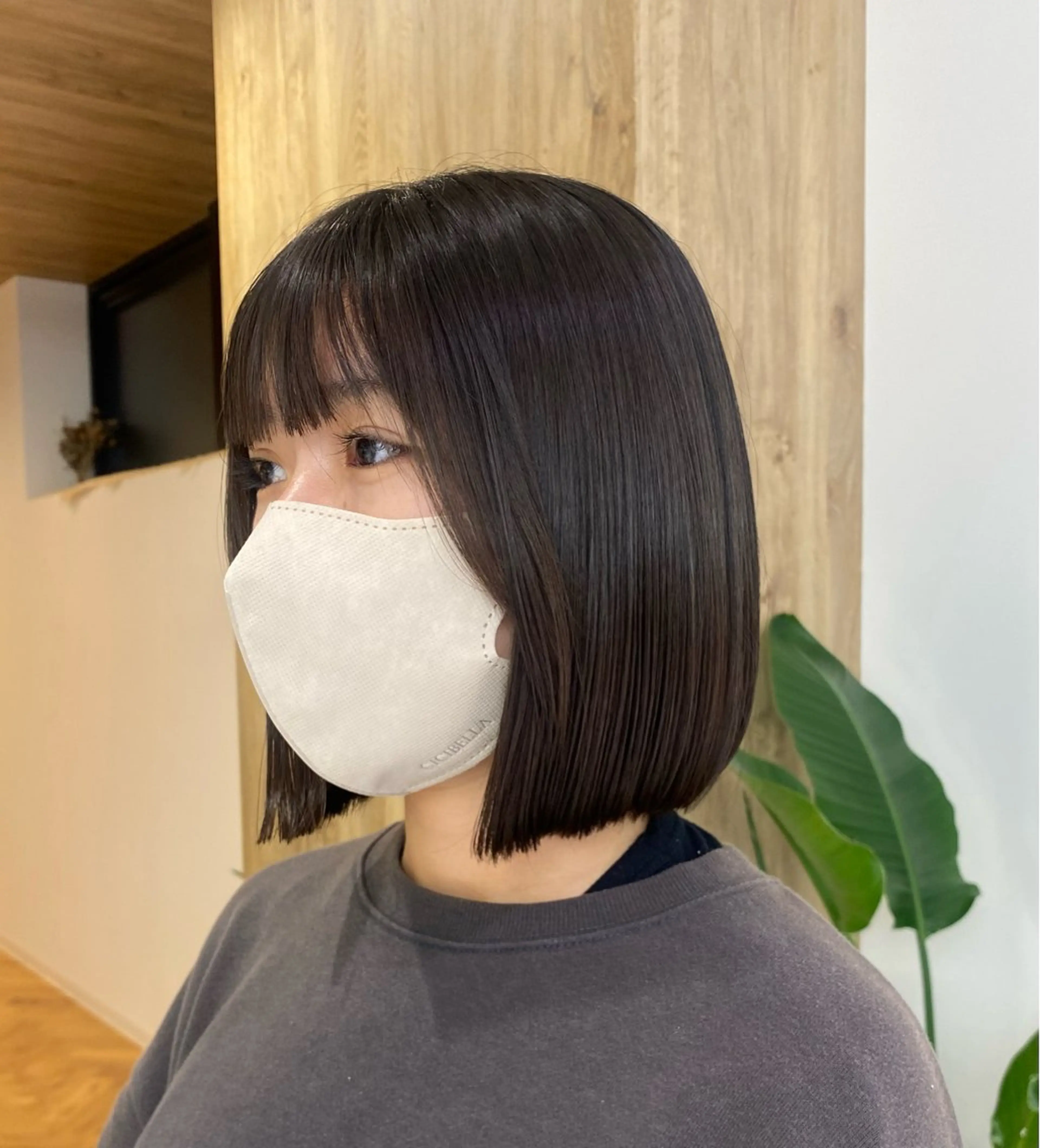 ショート 切りっぱなしボブ ボブ sabo岡崎店所属・都筑 莉佳子のヘアスタイル