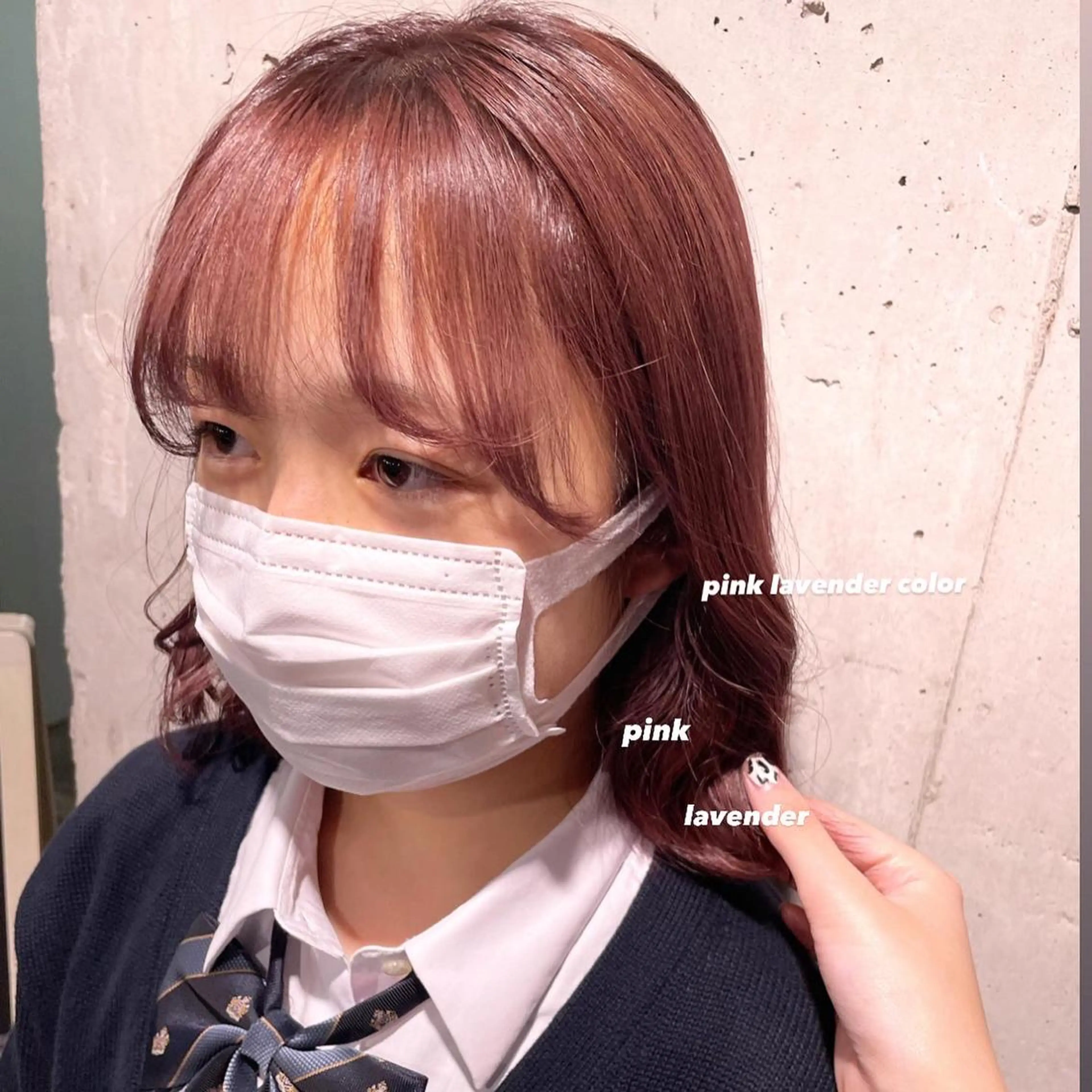 ミディアム カラー パーマ ヘアアレンジ メンズ キッズ ネイル マツエク・マツパ 透明感カラー・レイヤ ー🎀amika🎀のヘアスタイル