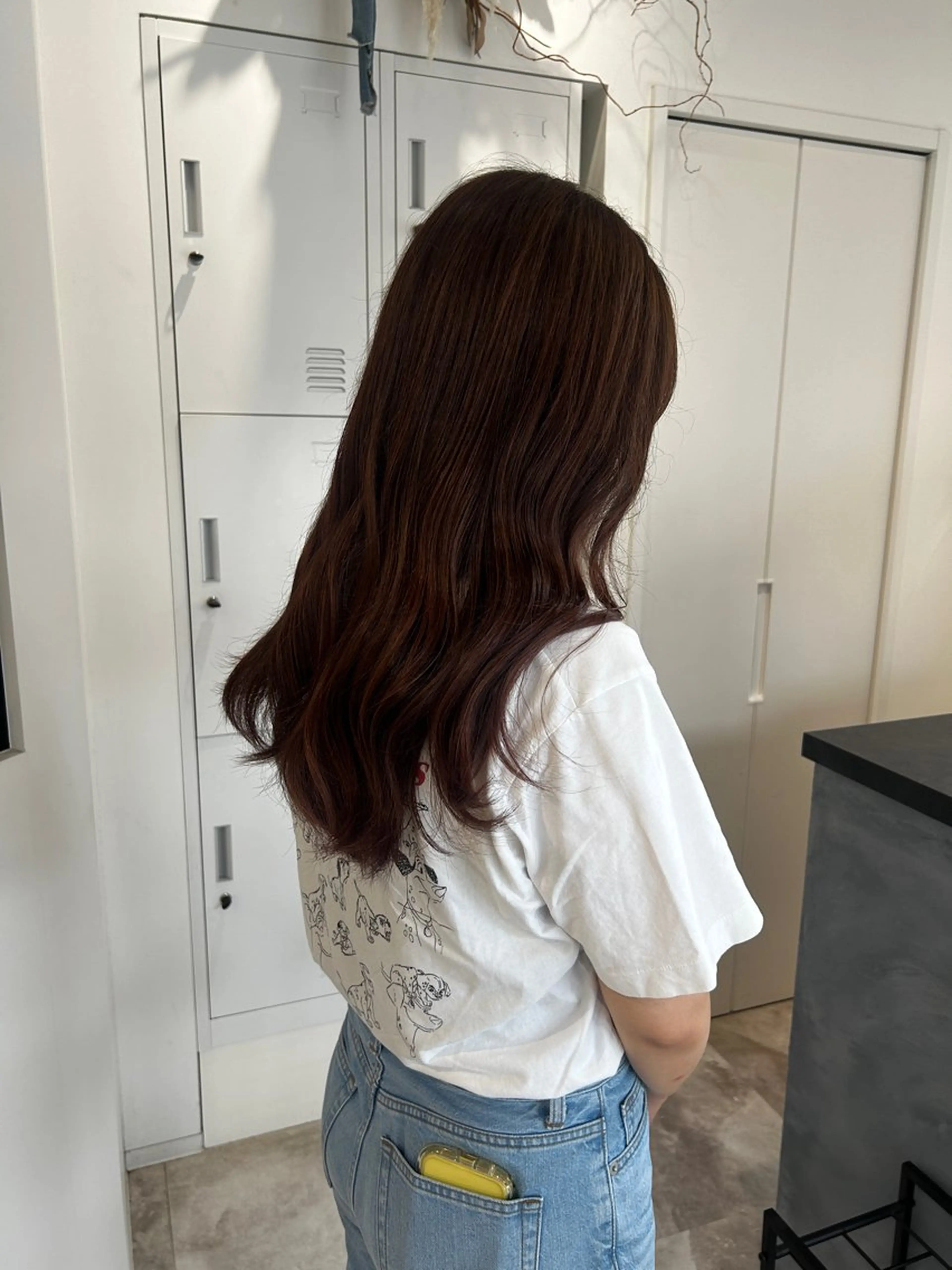 ロング カラー 河野 いずみのヘアスタイル