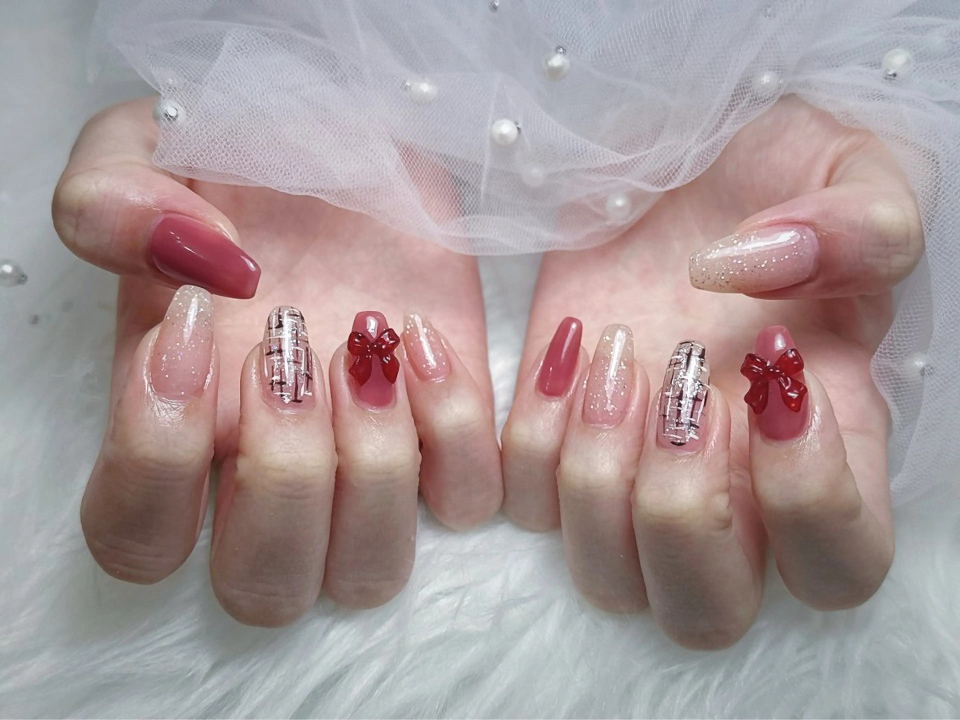 ネイル ハンドネイル 【Eclat ｴｸﾗ】nail＆beauty所属・Eclat〔ｴｸﾗ〕 MOEKA𝜗𝜚*のネイルデザイン