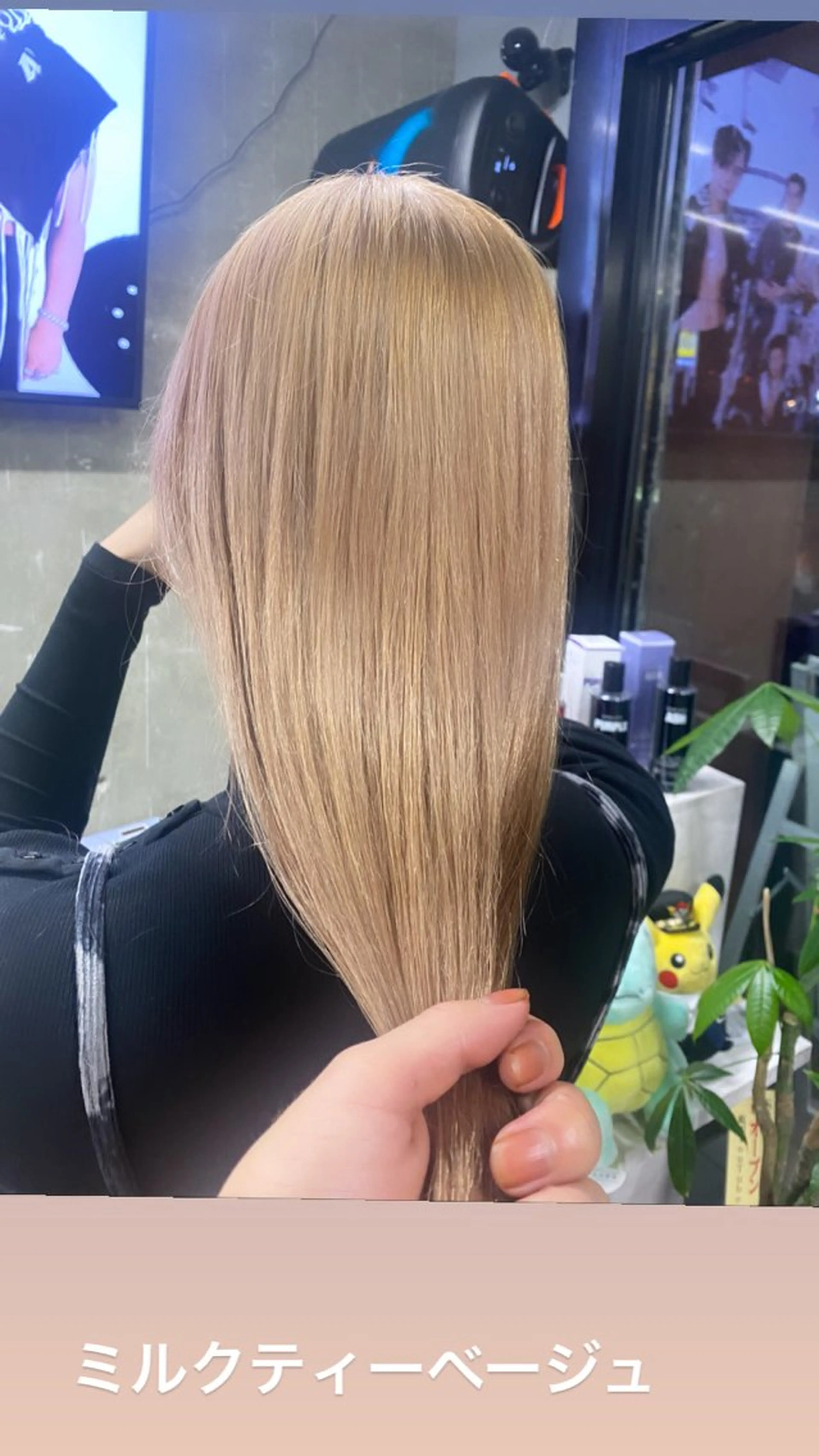 カラー ベージュカラー ブリーチ ハイトーンカラー ミルクティーベージュ カット ヘアカラー Seleneコウキ ブリーチ/ハイトーンのヘアスタイル