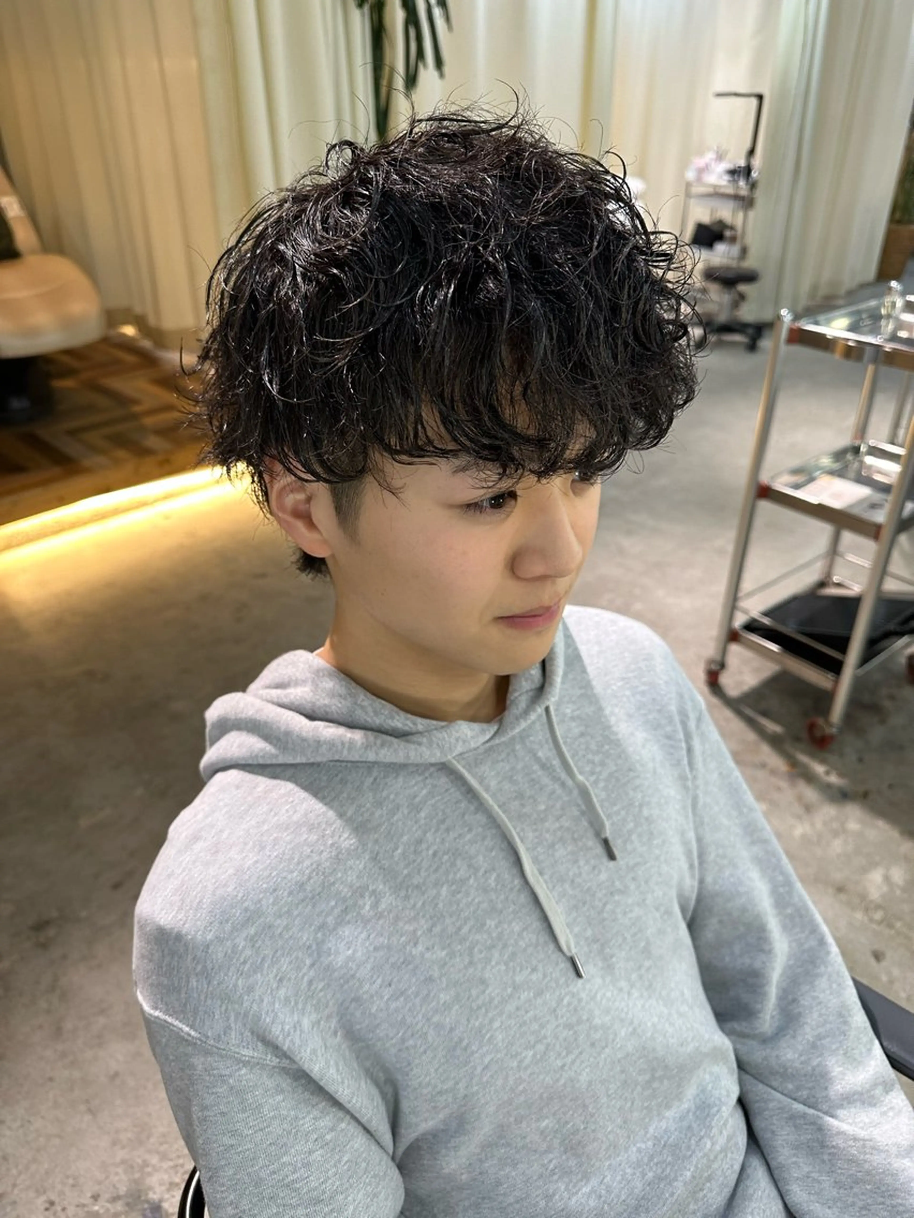 メンズ メンズパーマ 溜 一太のヘアスタイル