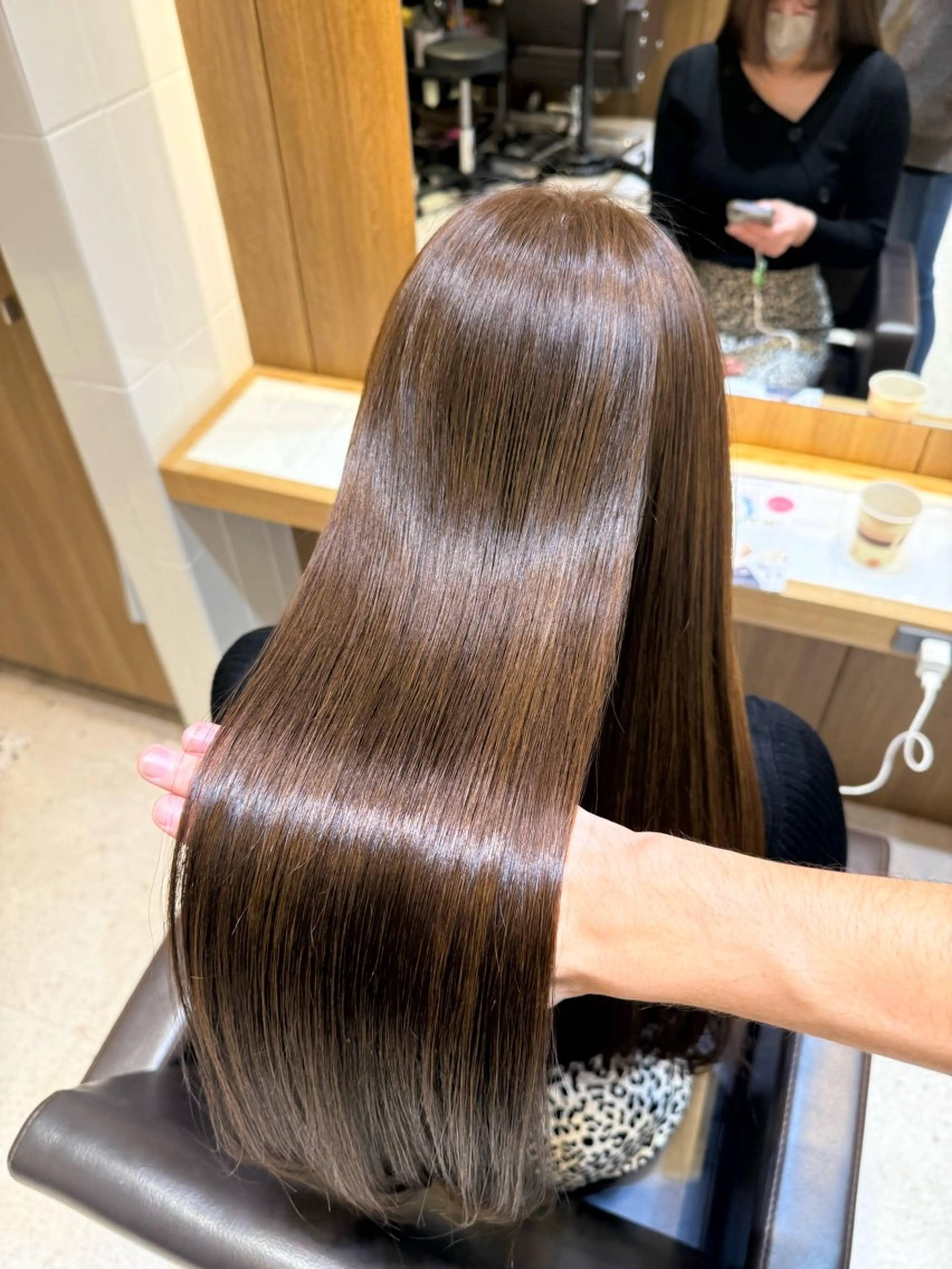 セミロング カラー ヘアアレンジ エクステ/髪質改善 🖤RYUSEI🖤のヘアスタイル