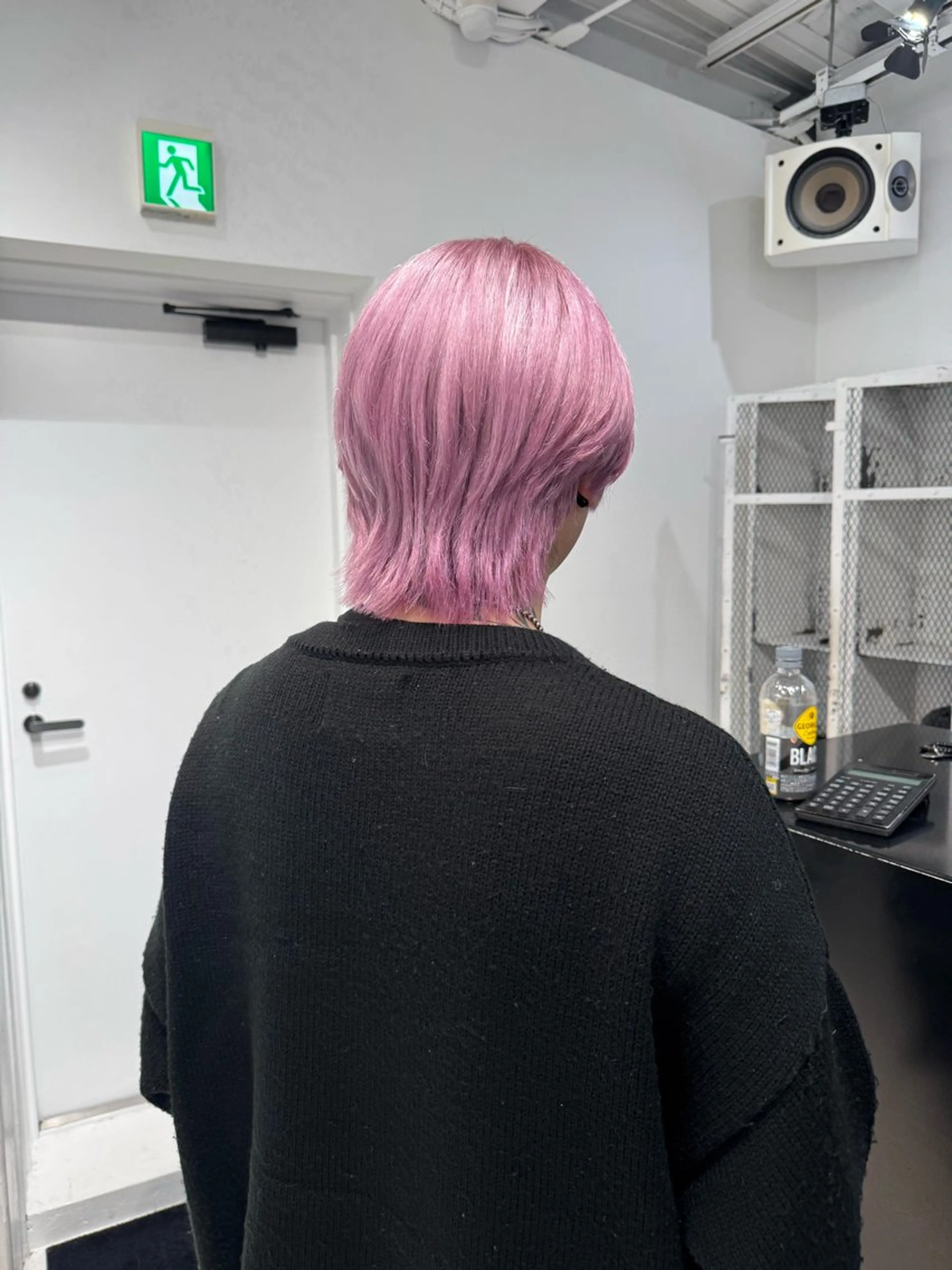 カラー ヘアアレンジ メンズ メンズブリーチ ブリーチ ラベンダーカラー ラベンダーピンク ピンクカラー カット ヘアカラー トリートメント 艶ハイトーン/ヘア アレンジAYAKAのヘアスタイル