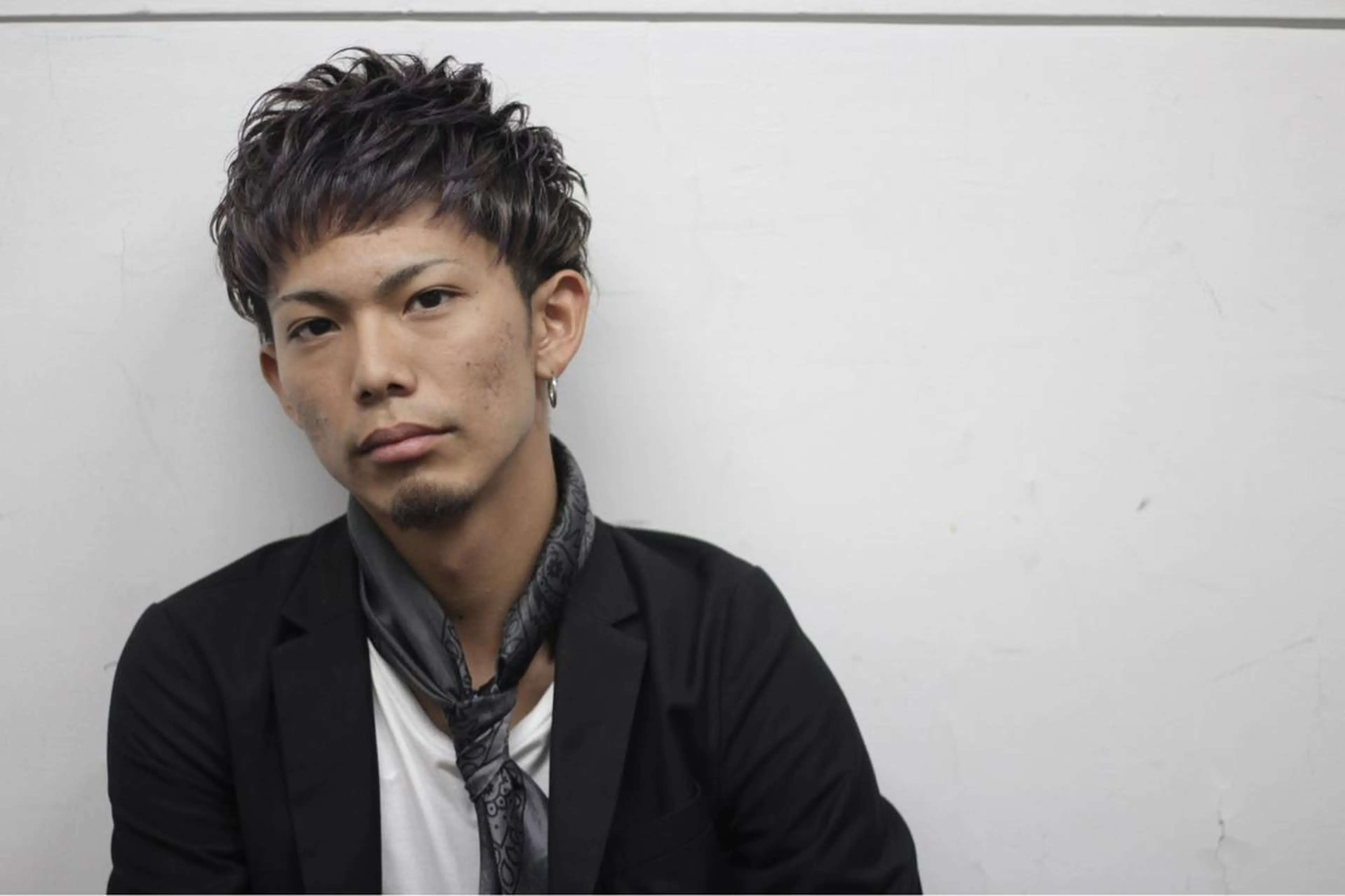 ショート メンズ メンズパーマ/難波/ 心斎橋　室園亮佑のヘアスタイル