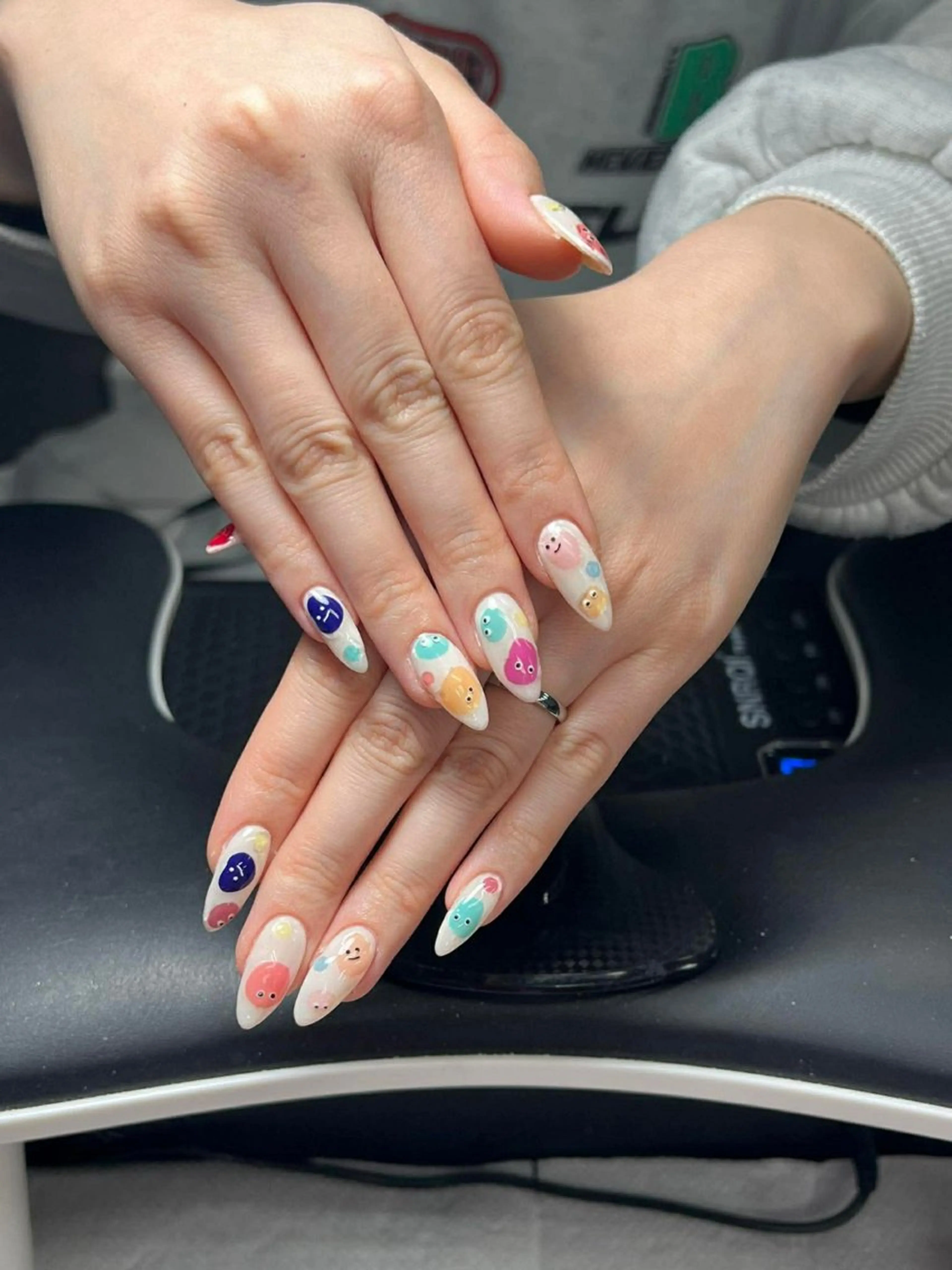 ネイル 韓国ネイル 持ち込み ニュアンスネイル ネイルチップ ハンドネイル Tini ANA.CHUOのネイルデザイン