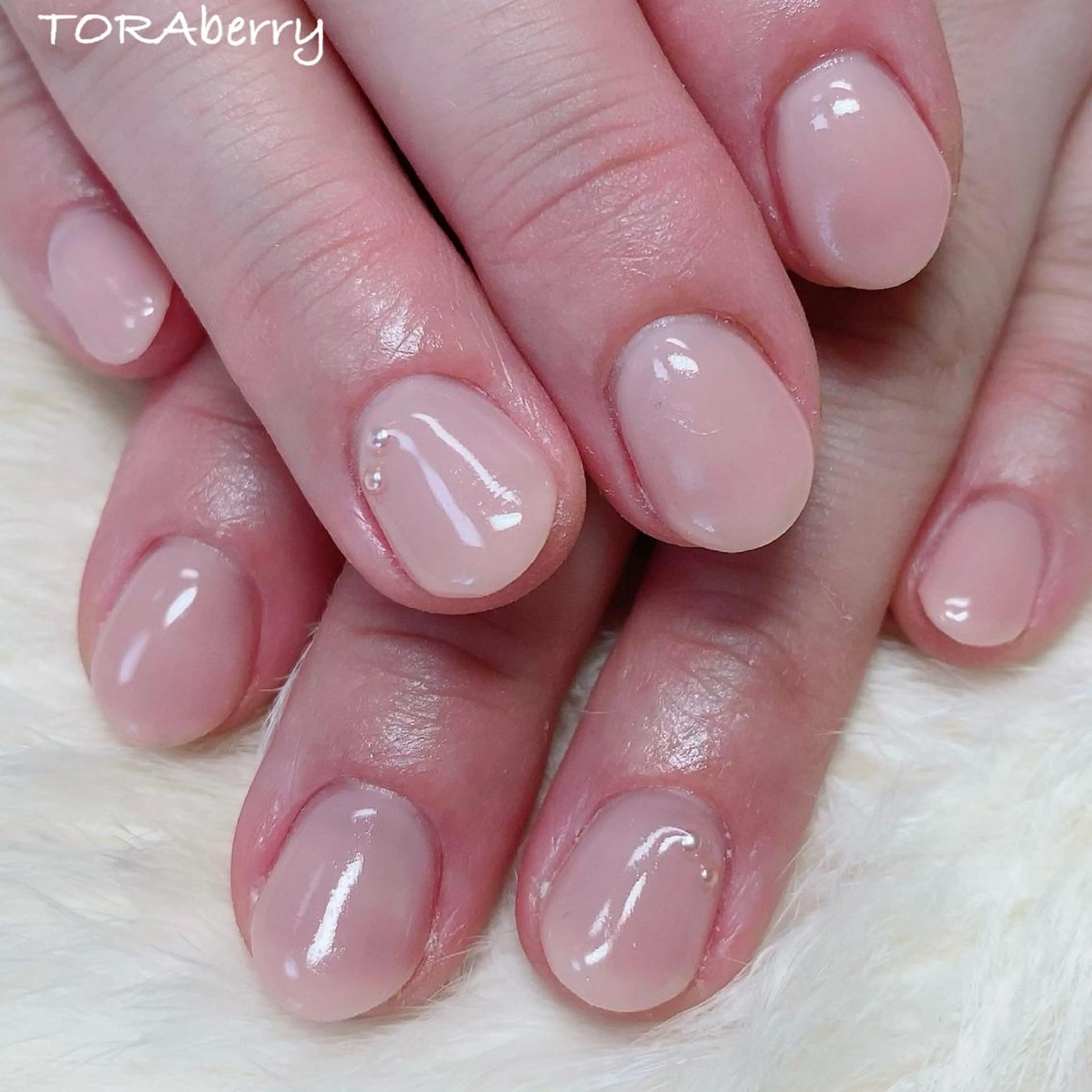 ネイル ピンク ハンドネイル ネイリスト なつみのネイルデザイン