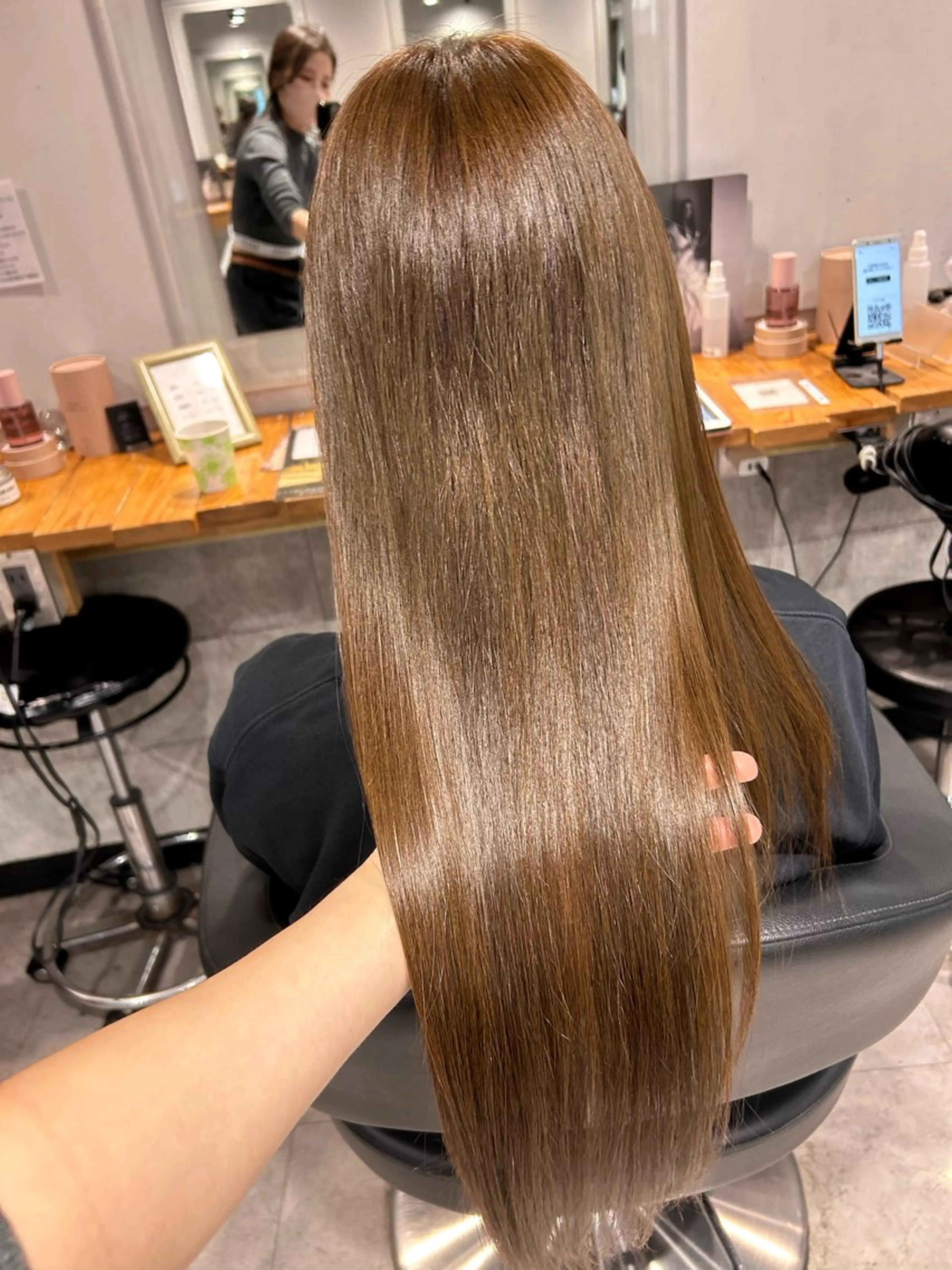 ロング ヘアカラー トリートメント ヘッドスパ 韓国Style♡ Nanami🇰🇷のヘアスタイル