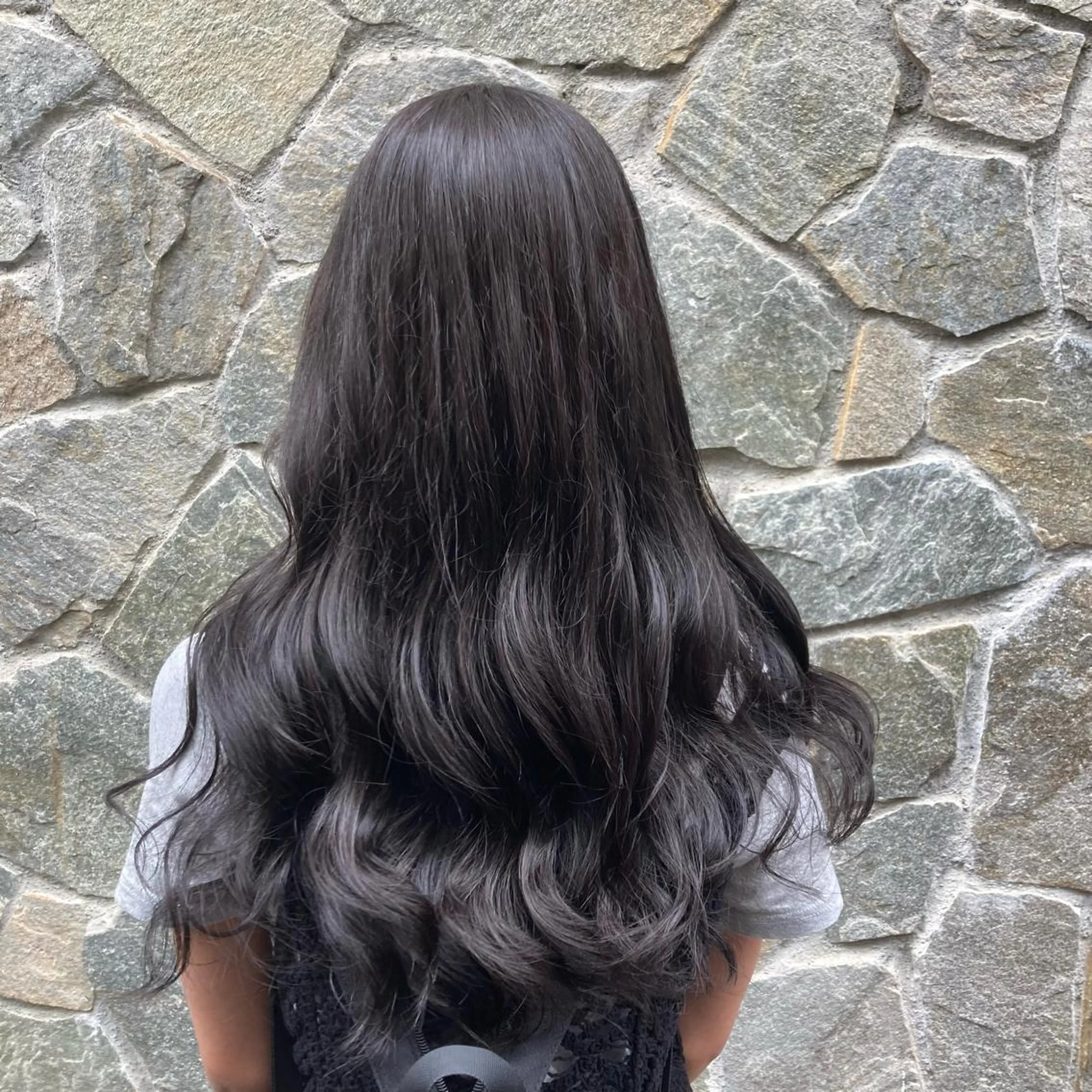 ロング カラー 野村 ゆいのヘアスタイル