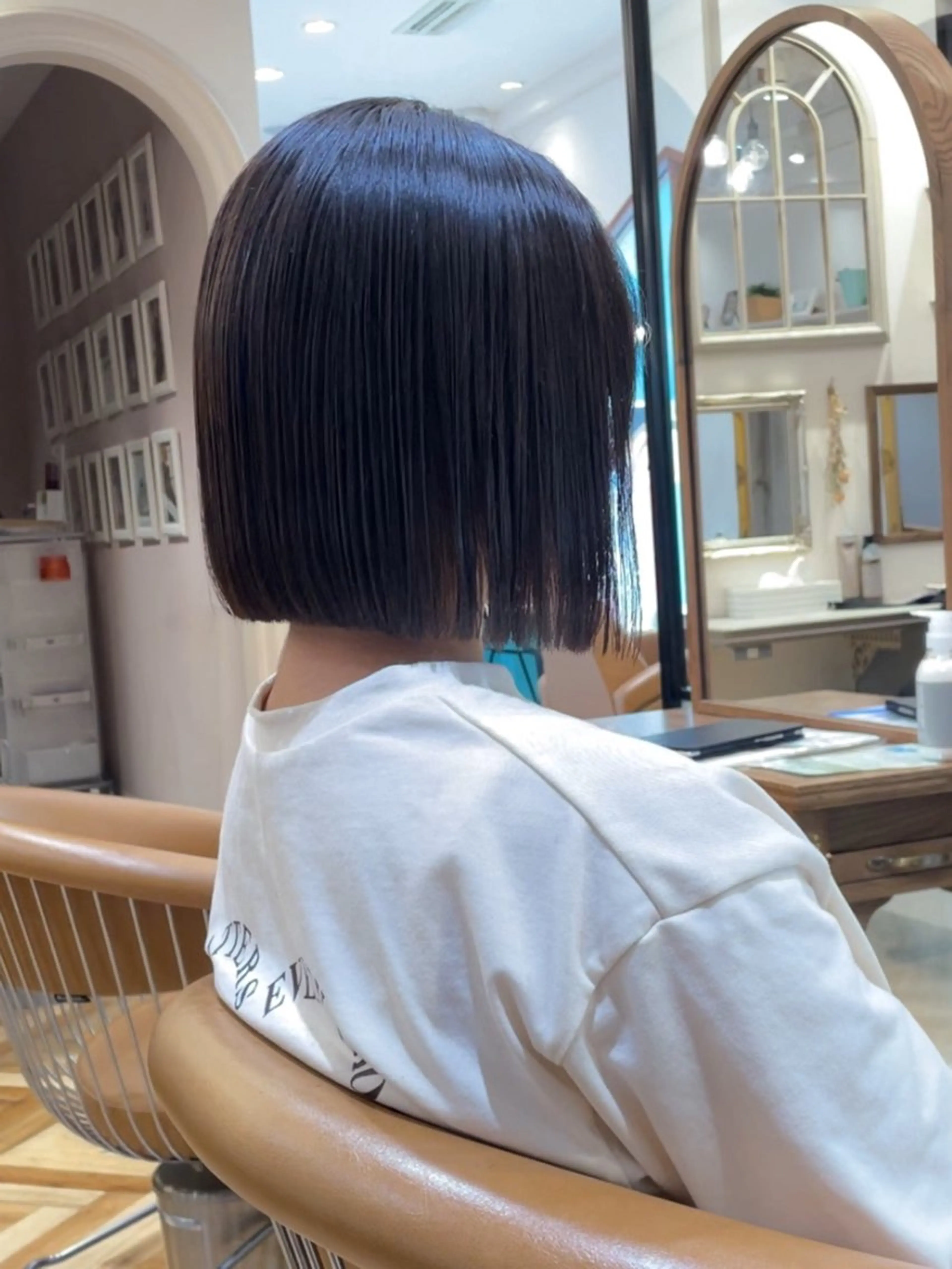 ポイント縮毛矯正、前髪矯正、顔周り矯正も可能＋2Stepトリートメント＋前髪カット無料の写真