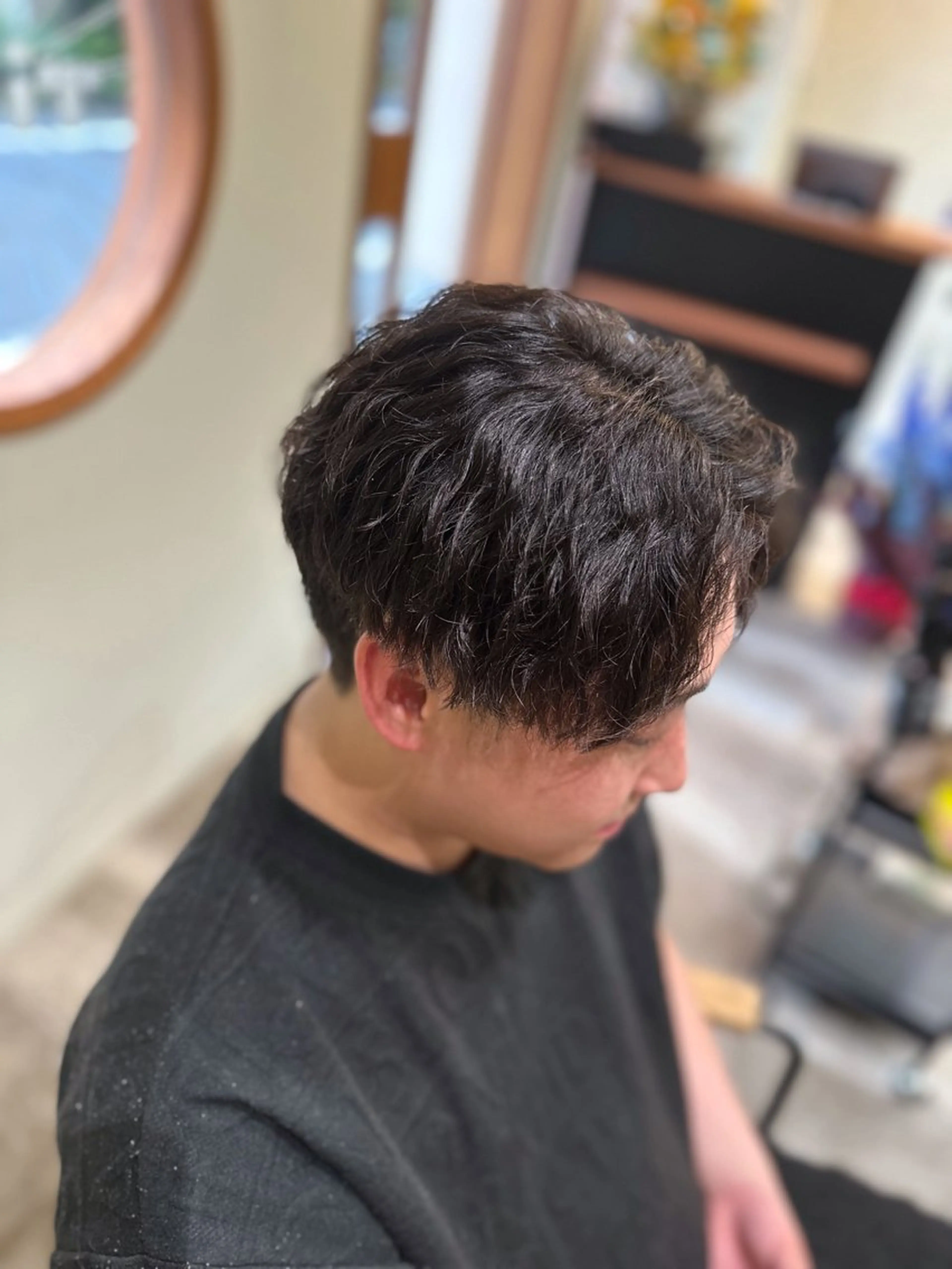 パーマ メンズ メンズサロン Tidusのヘアスタイル