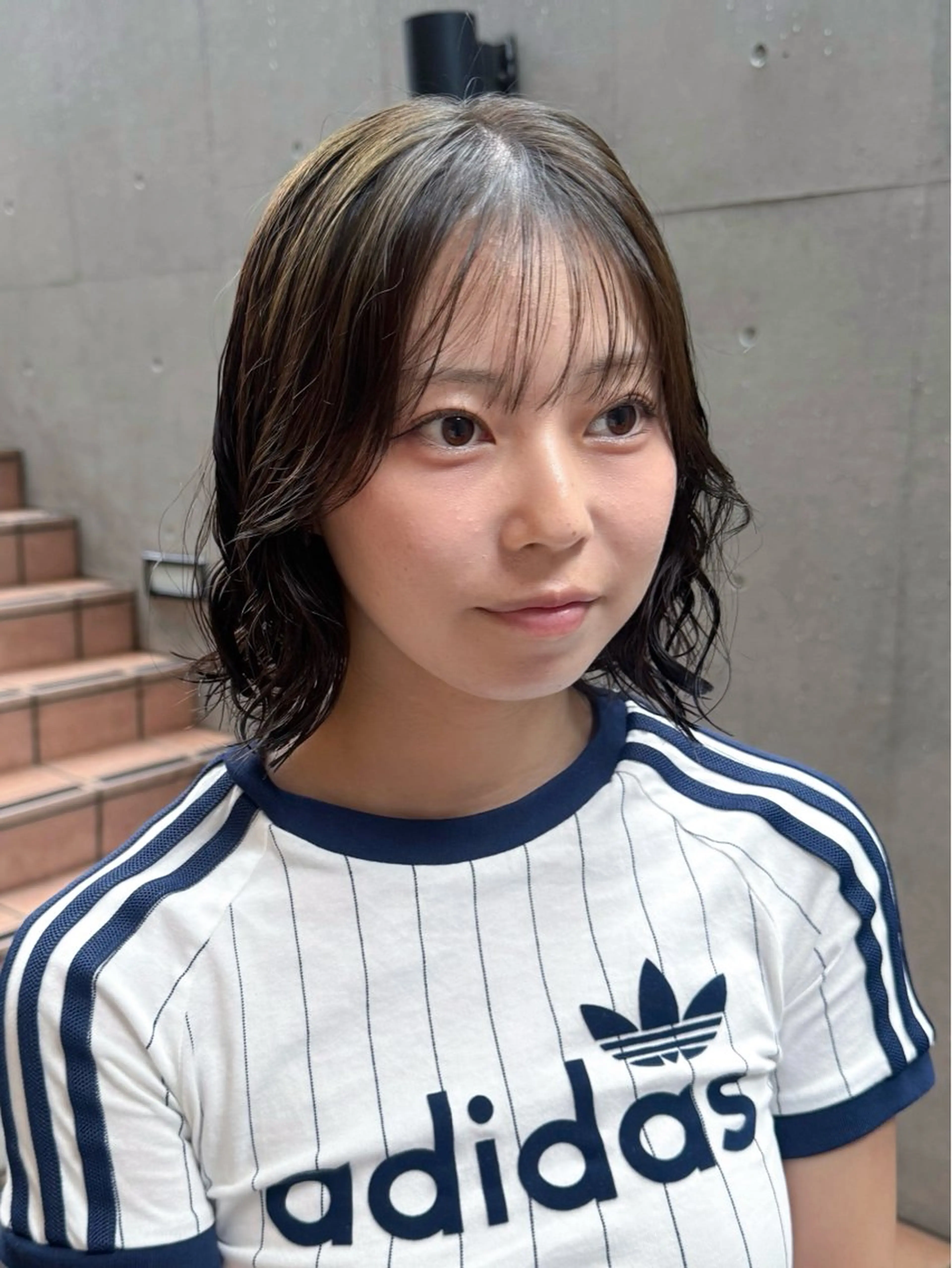 ショート カラー パーマ カット パーマ 大橋 芽衣のヘアスタイル