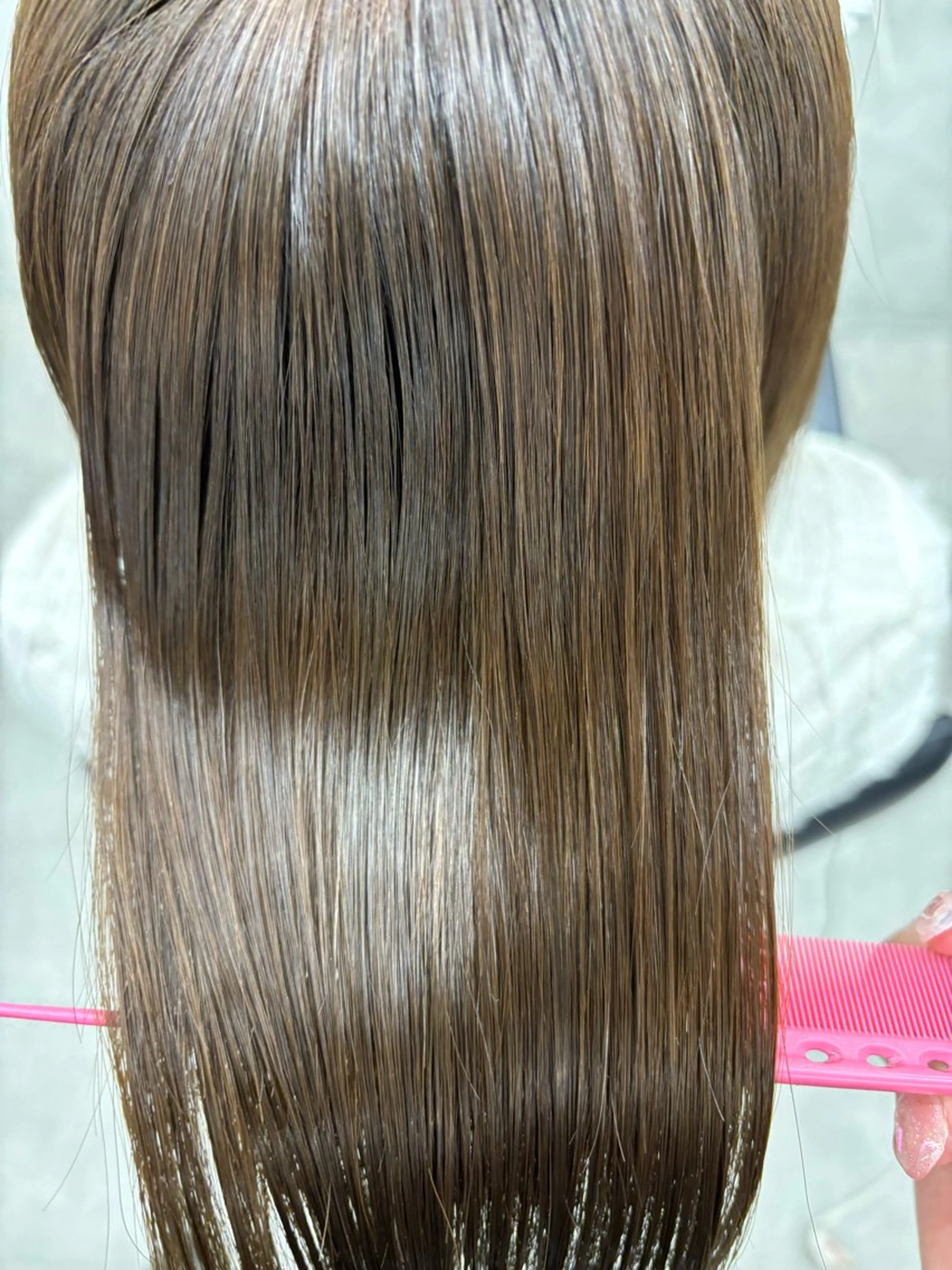 セミロング カラー 髪質改善 縮毛矯正 トリートメント カット ヘアカラー 縮毛矯正 トリートメント 巻ける縮毛矯正🌸 勝倉　麗のヘアスタイル