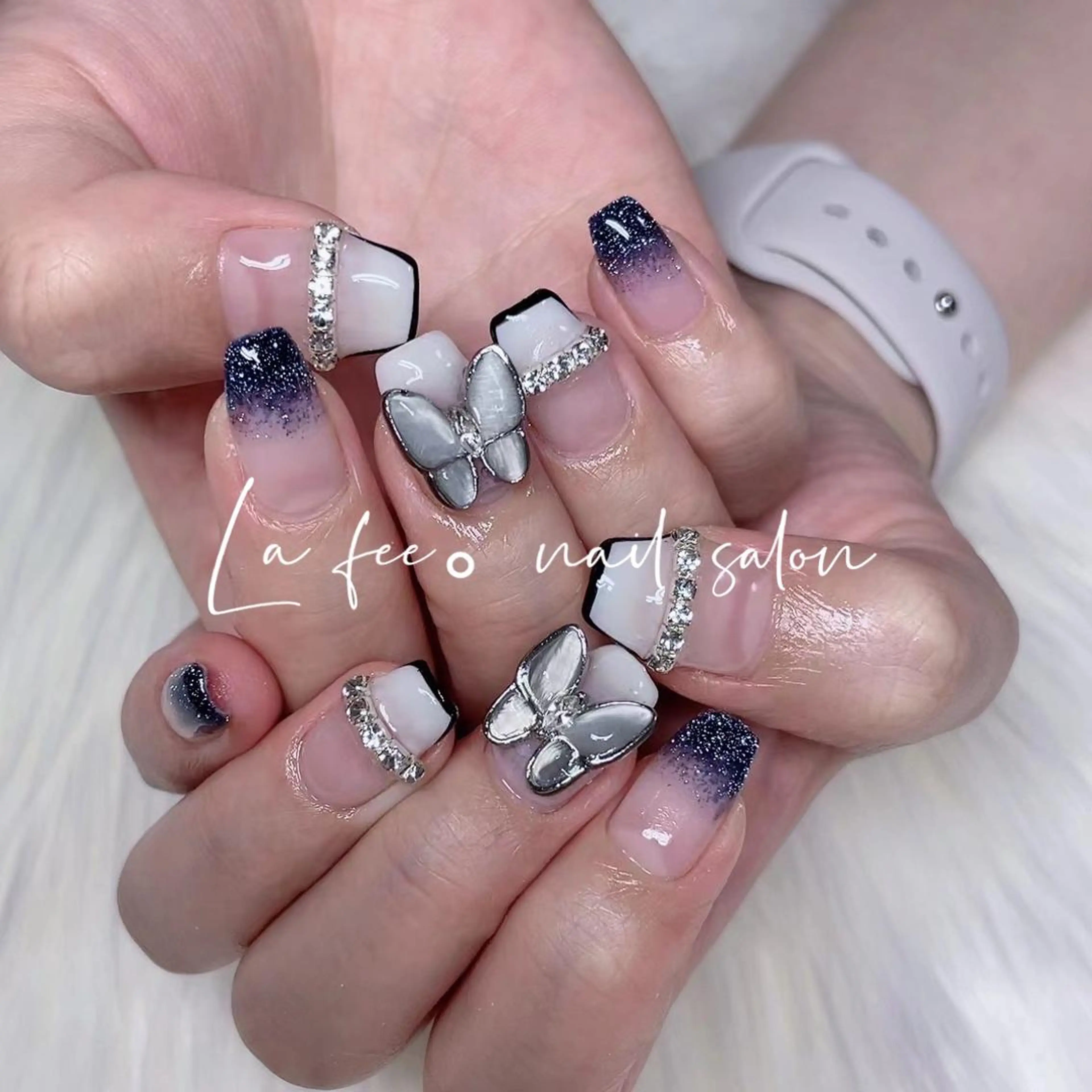 カラー ネイル ハンドネイル ハンドケア La feeのネイルデザイン