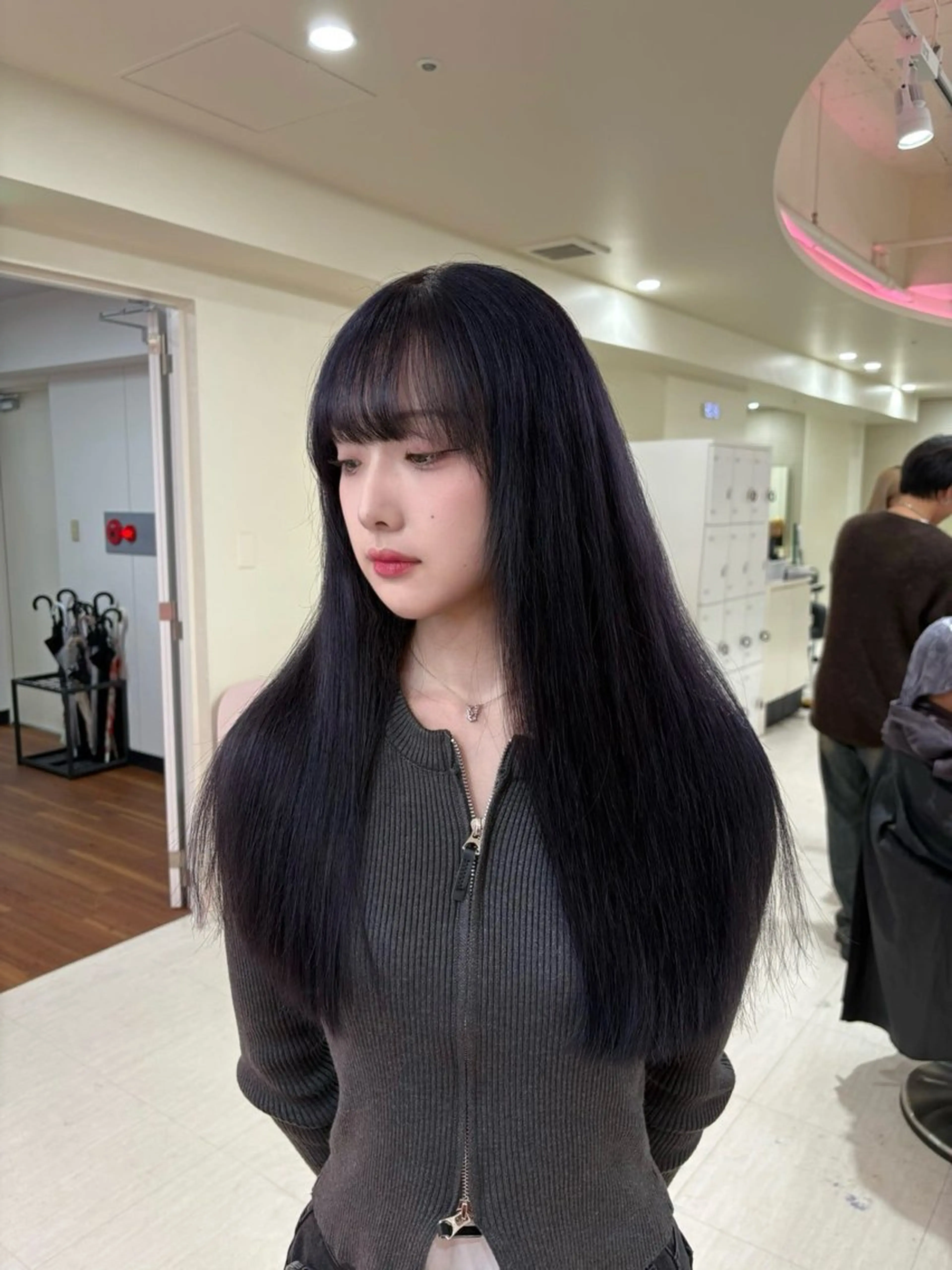 ミディアム カラー ヘアカラー 💟RINNA 艶カラー💟のヘアスタイル