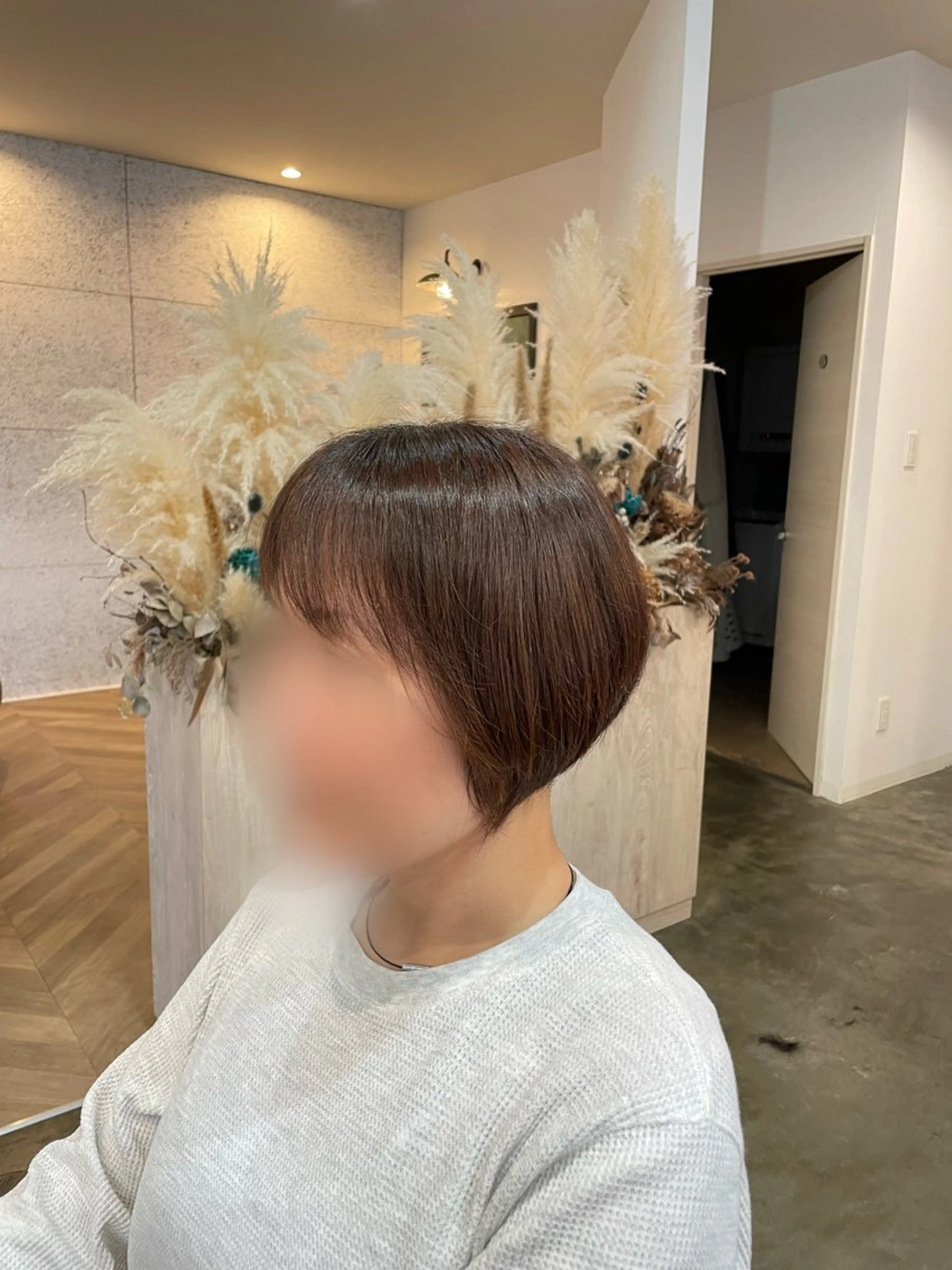 ショート ショートヘア カット サイトウ アヤナのヘアスタイル