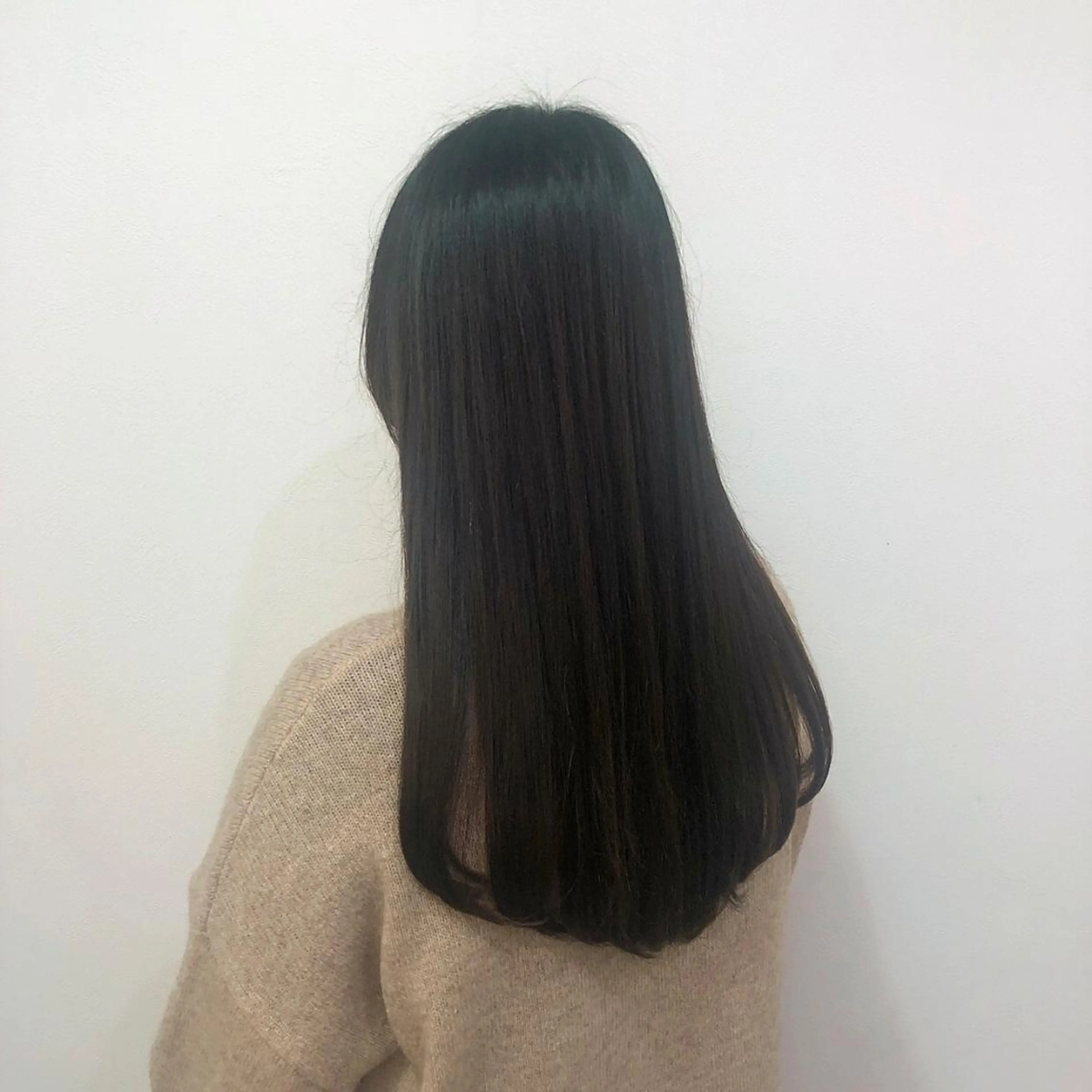 ロング カラー 酸性縮毛矯正🧴韓国 レイヤー/髪質改善のヘアスタイル