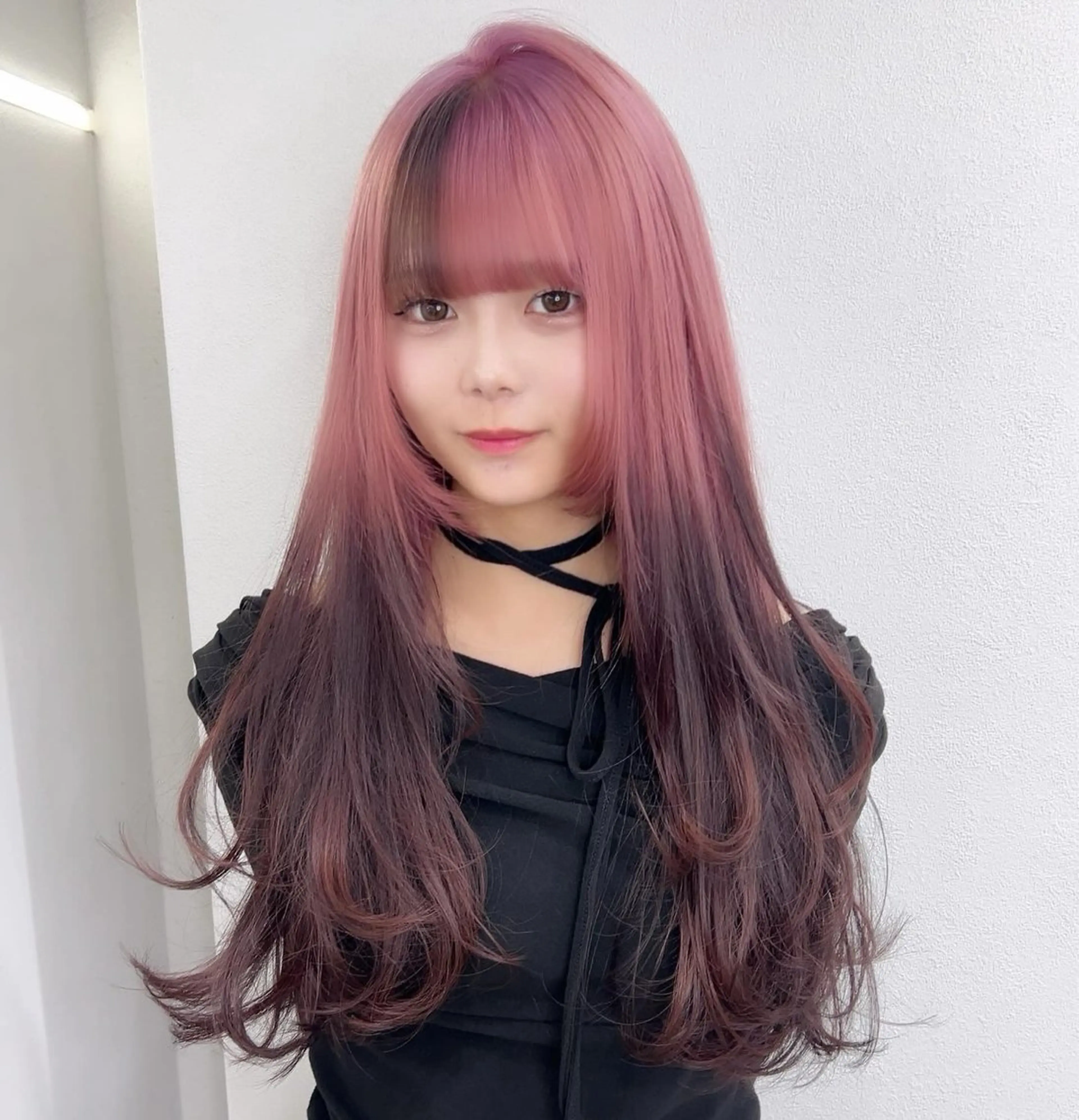 カラー ヘアカラー GiseL さあや博多ハイトーンのヘアスタイル