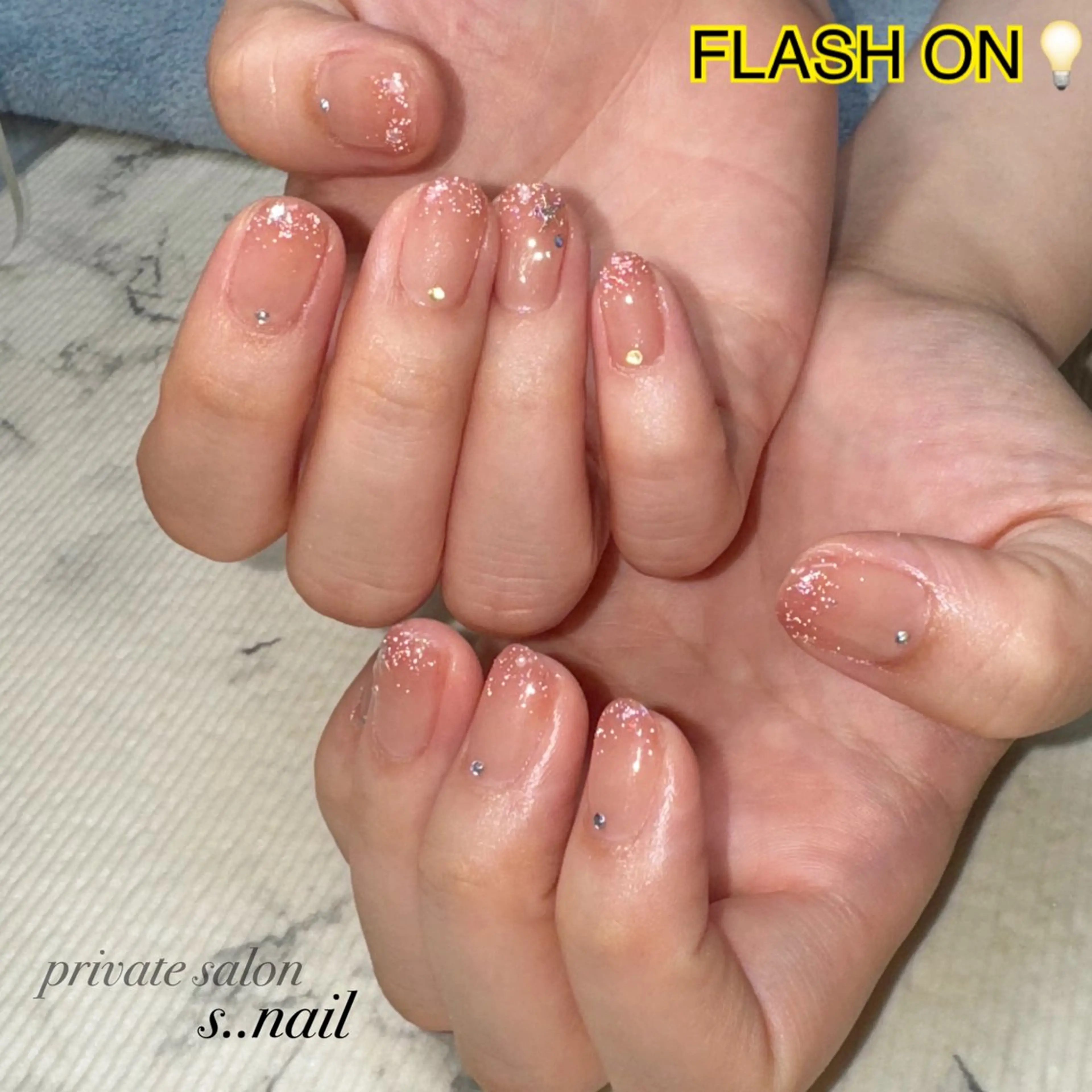 ネイル ラメ(グリッター) ハンドネイル フットネイル s..nail / MORITAのネイルデザイン