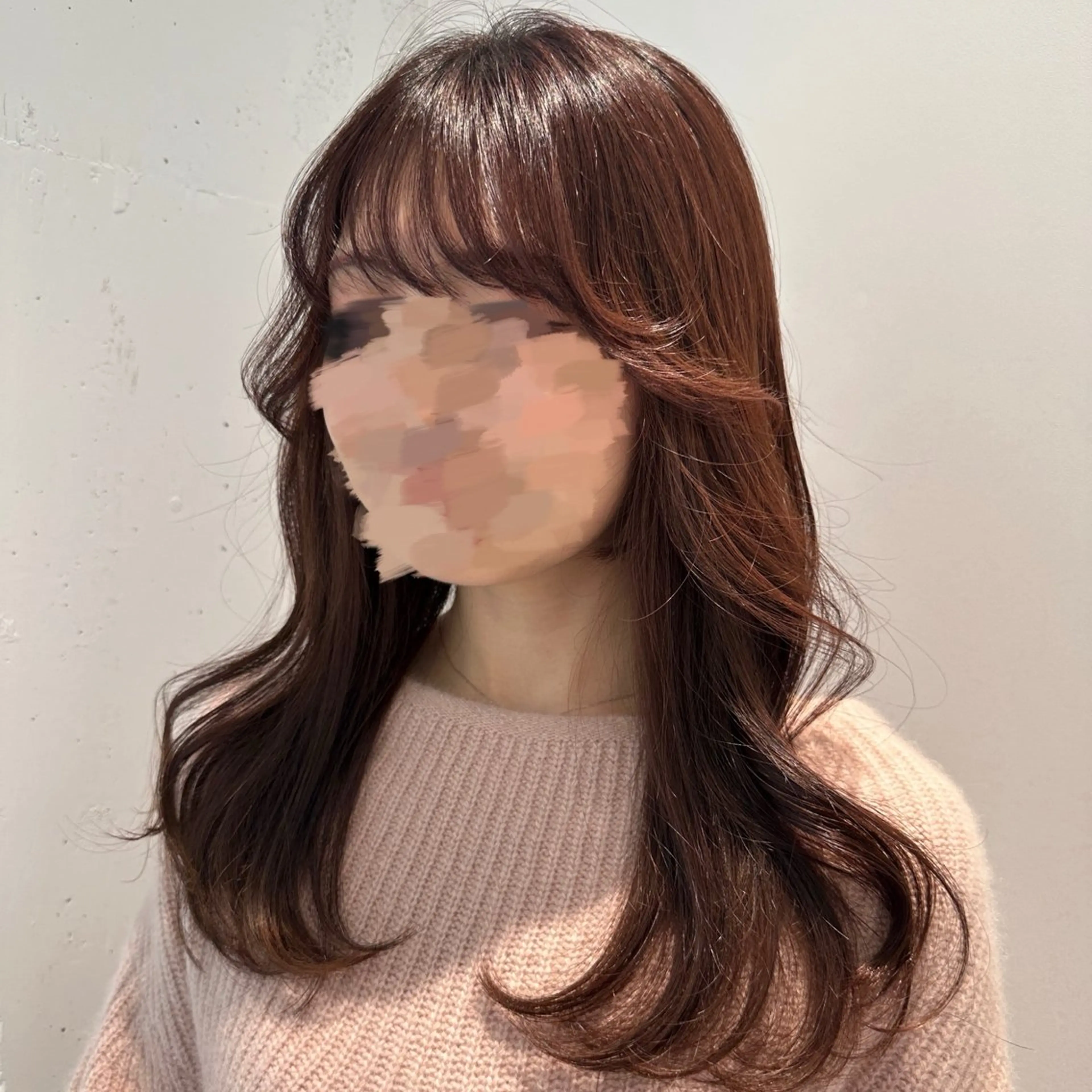 セミロング 韓国スタイル🇰🇷 児島葉月のヘアスタイル