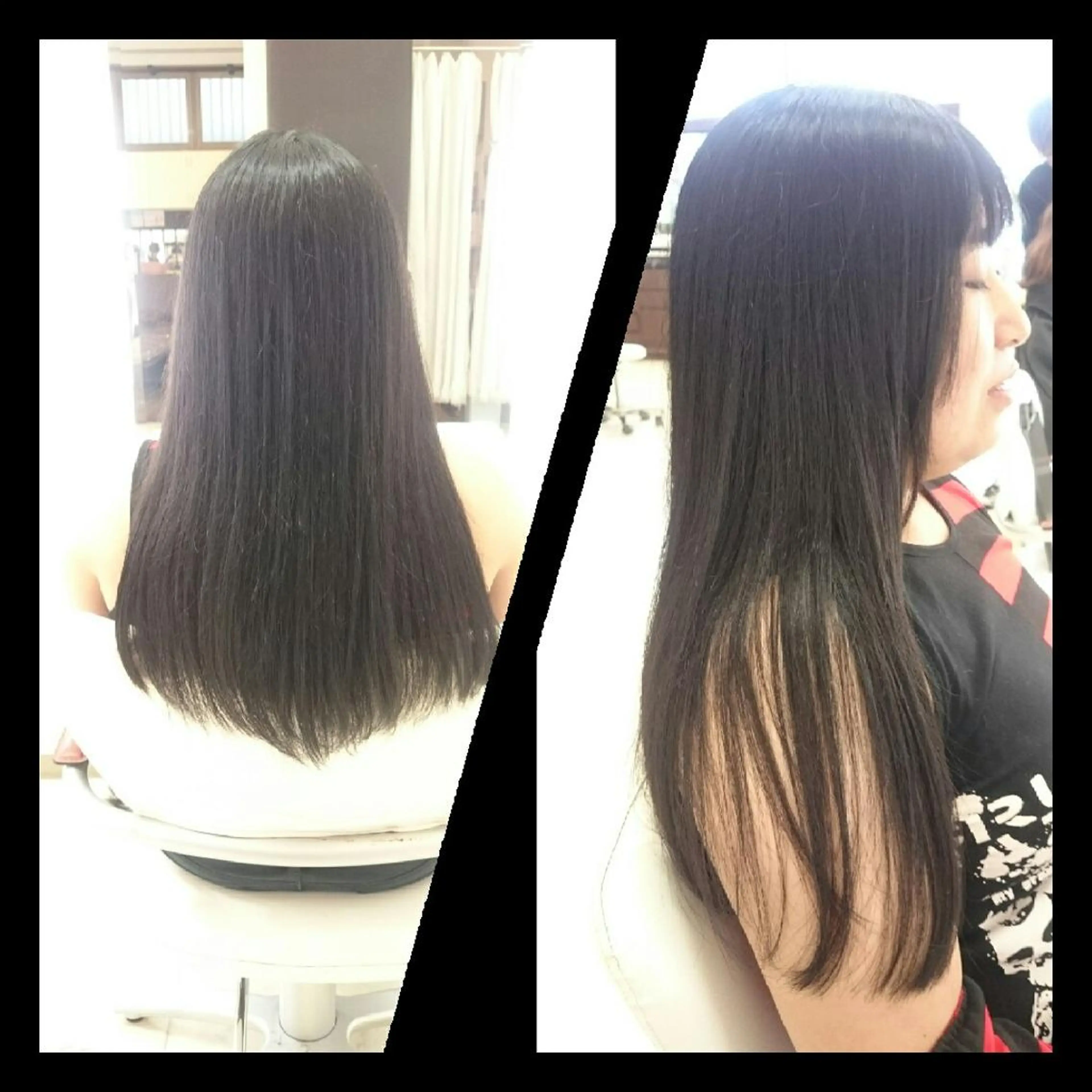 ロング ロング キンジョウ エナミのヘアスタイル