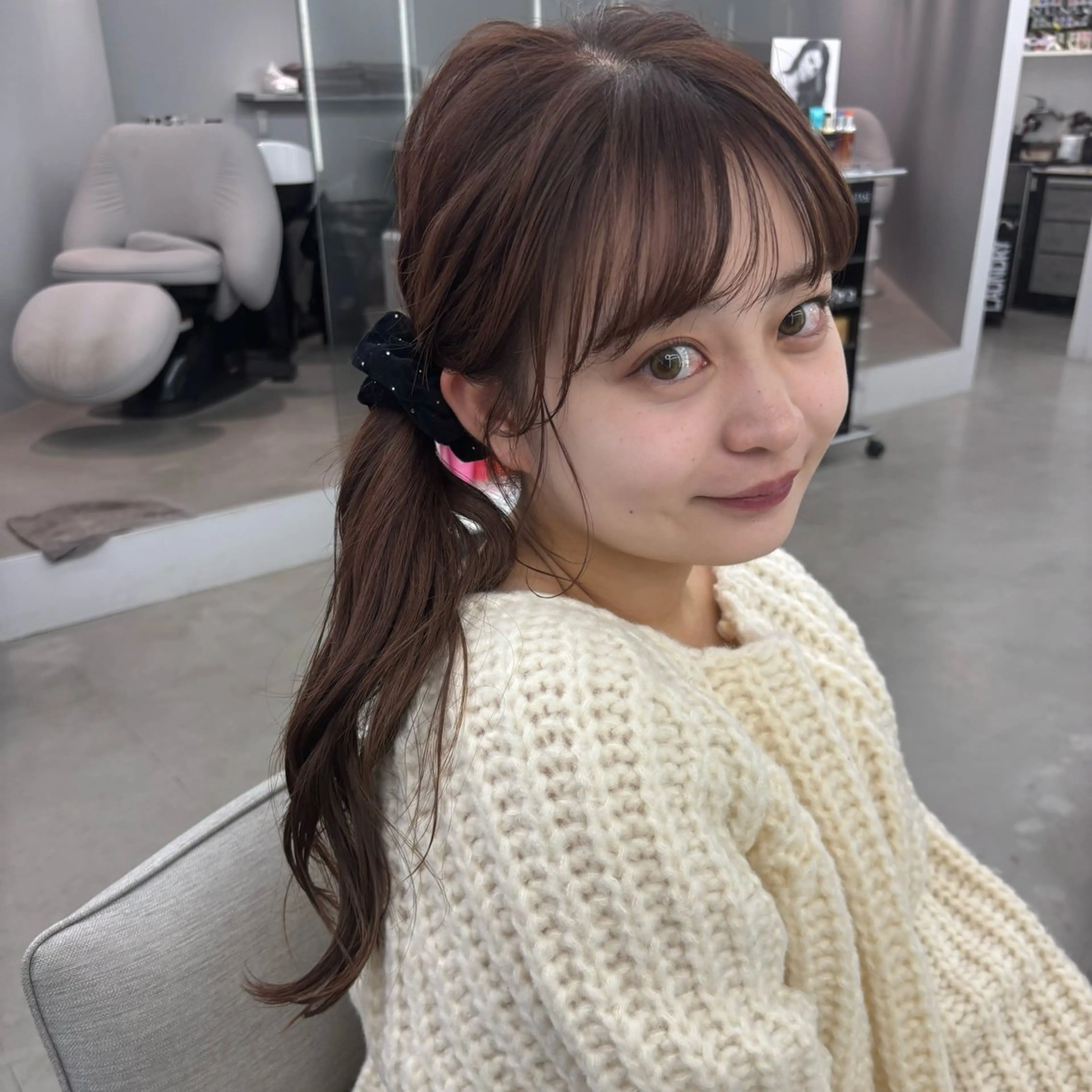 ❄️お出かけ前に❄️ヘアアレンジ♡♡※編みおろし•シニヨン等はヘアセットメニューのご予約をお願いいたします☑️の写真