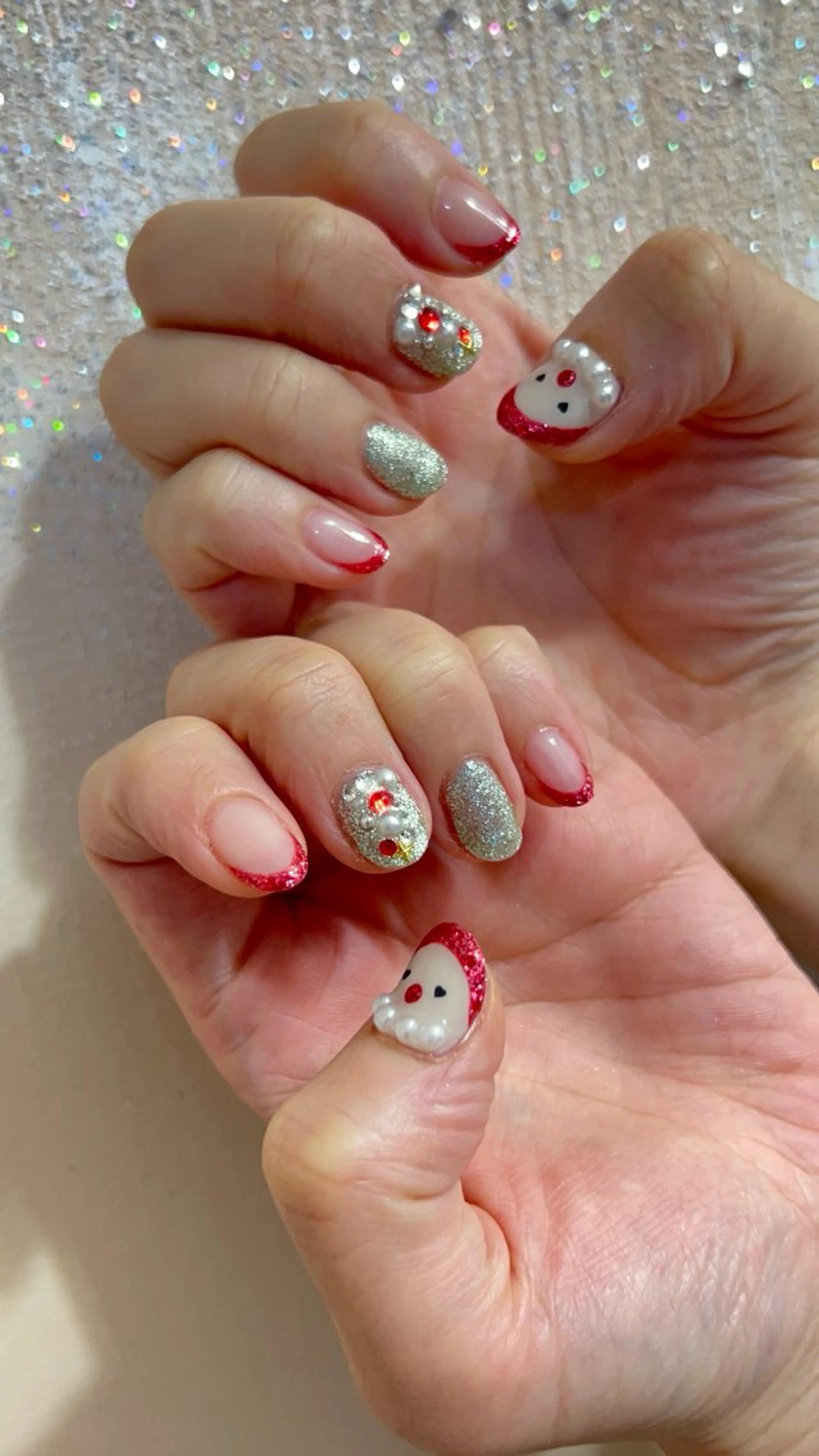 ネイル オーロラネイル フットネイル フレンチネイル ジェルネイル マグネットネイル ハンドネイル kiki nail 二子玉川のネイルデザイン