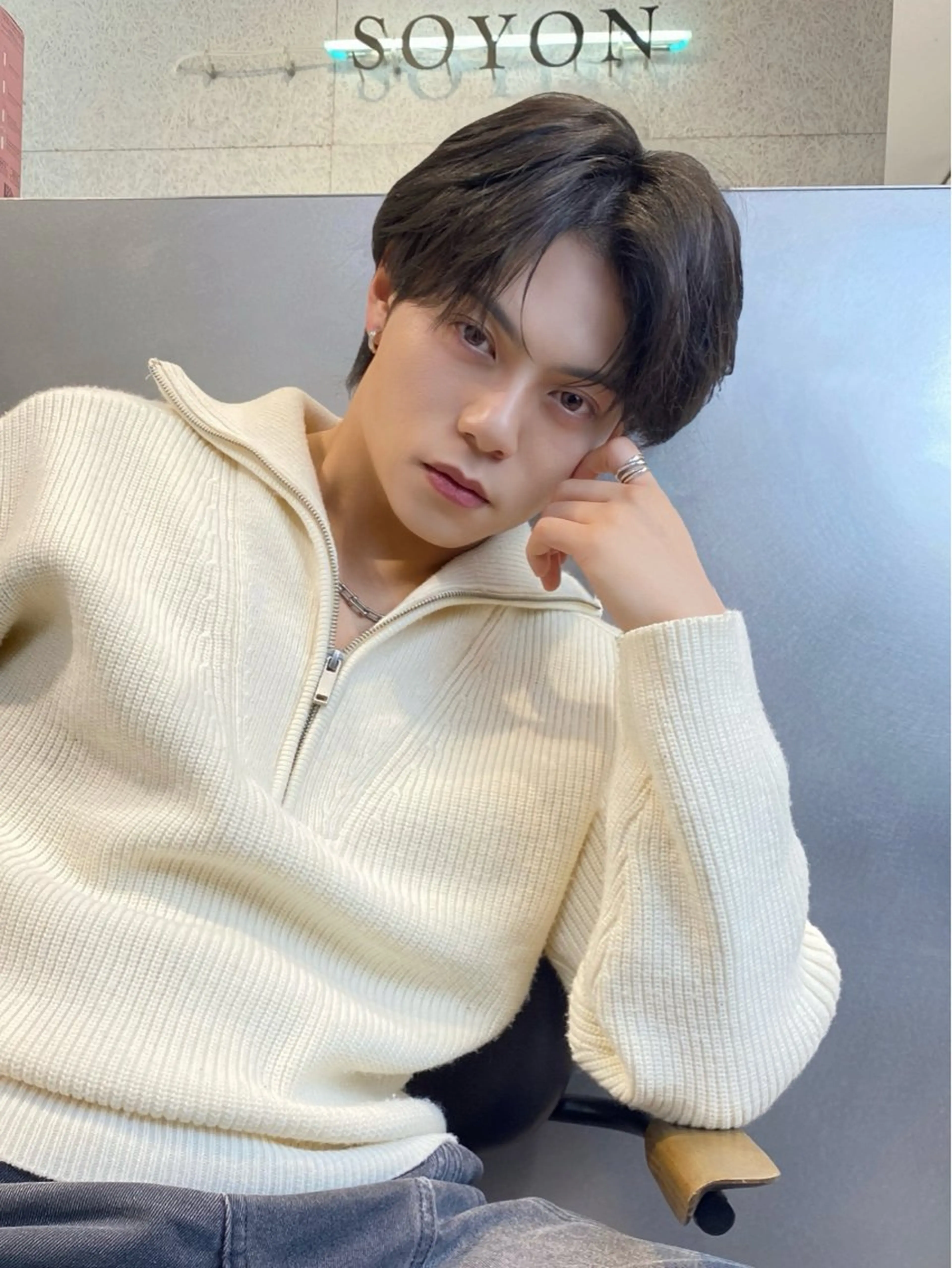 ショート メンズ カット トリートメント SOYON omiya所属・韓国/レイヤー/艶髪 ルキアのヘアスタイル