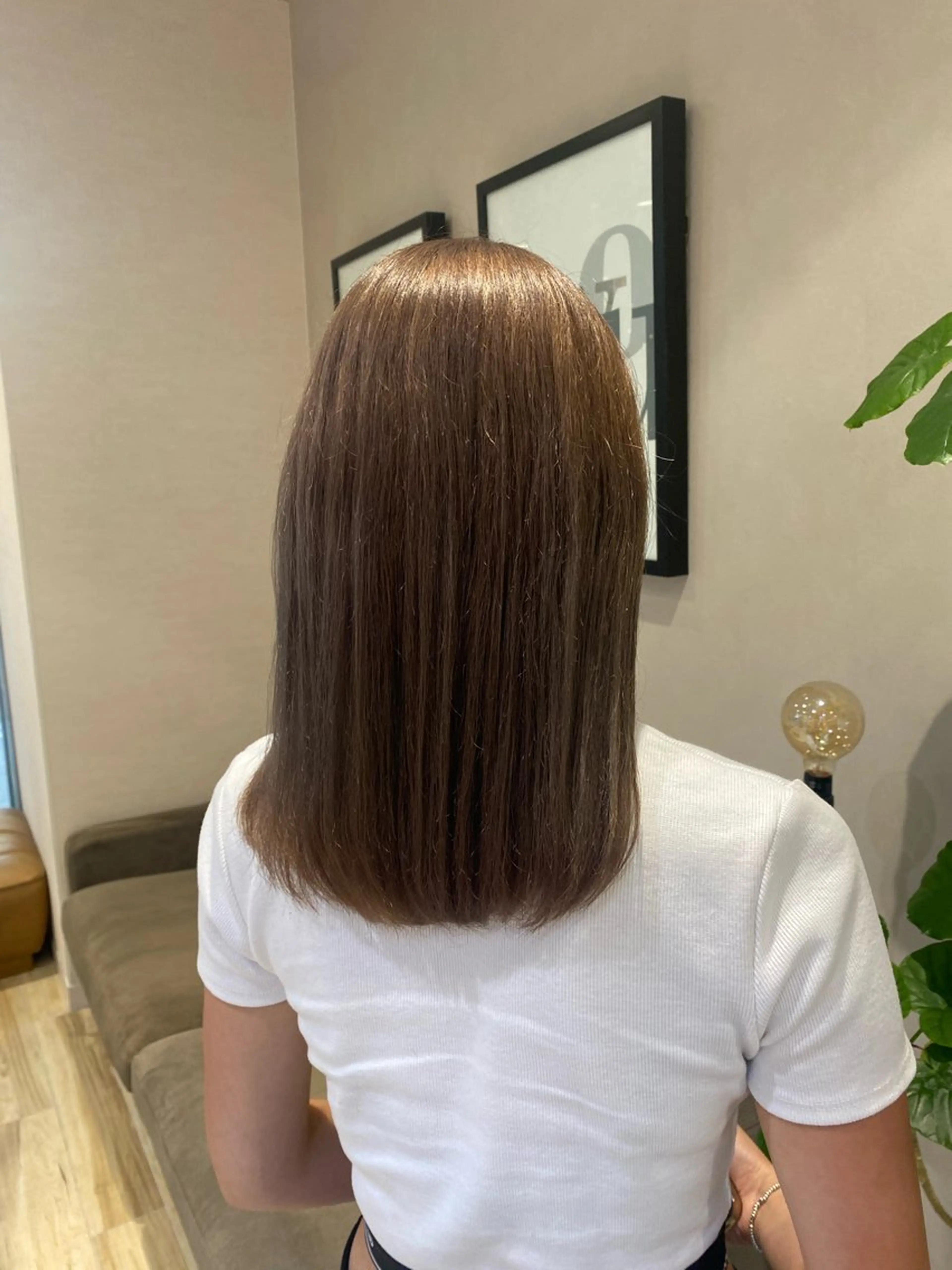 ミディアム Misaki ║ツヤカラーのヘアスタイル