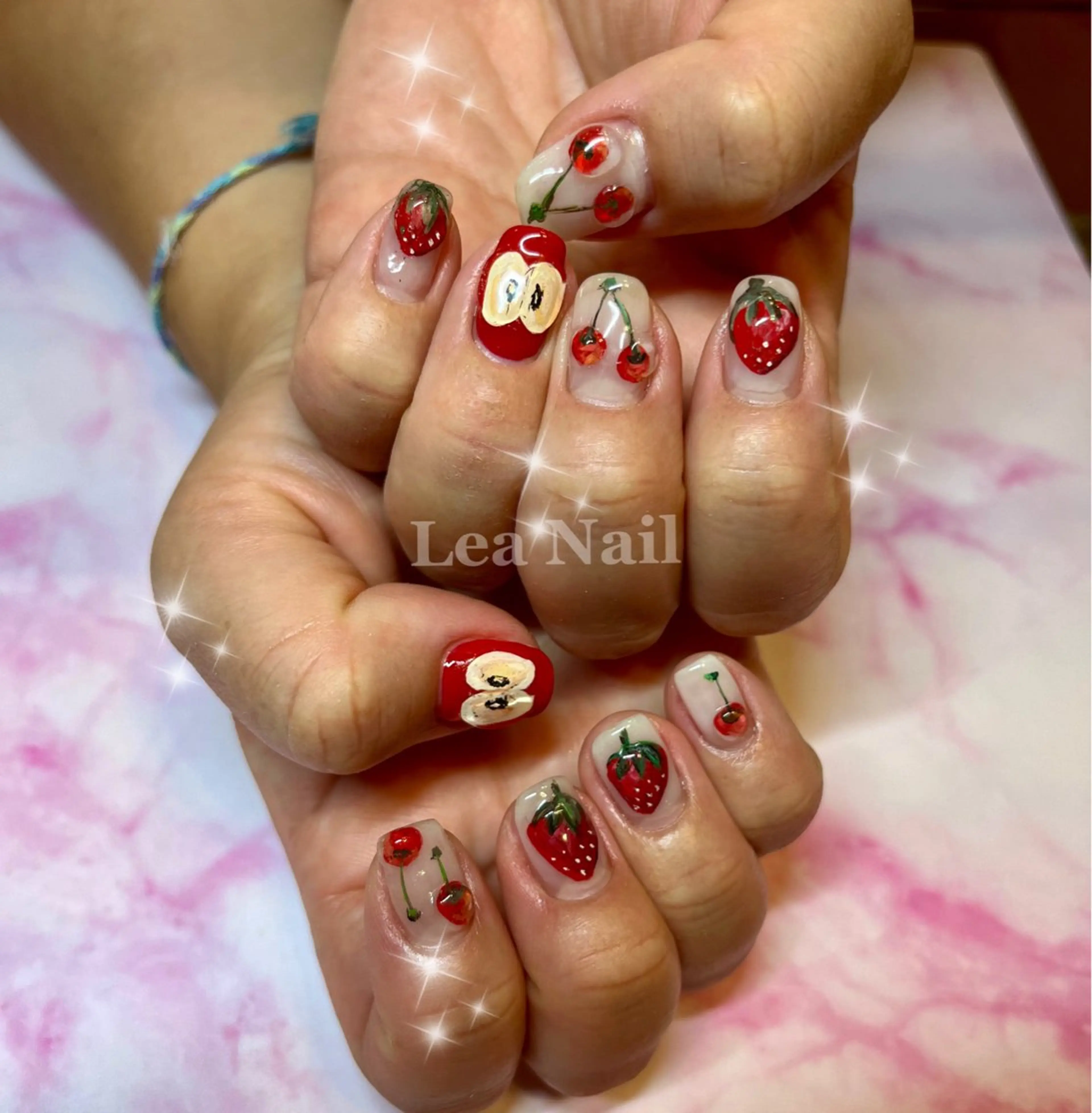 ネイル ぷっくりネイル Lea Nailのネイルデザイン