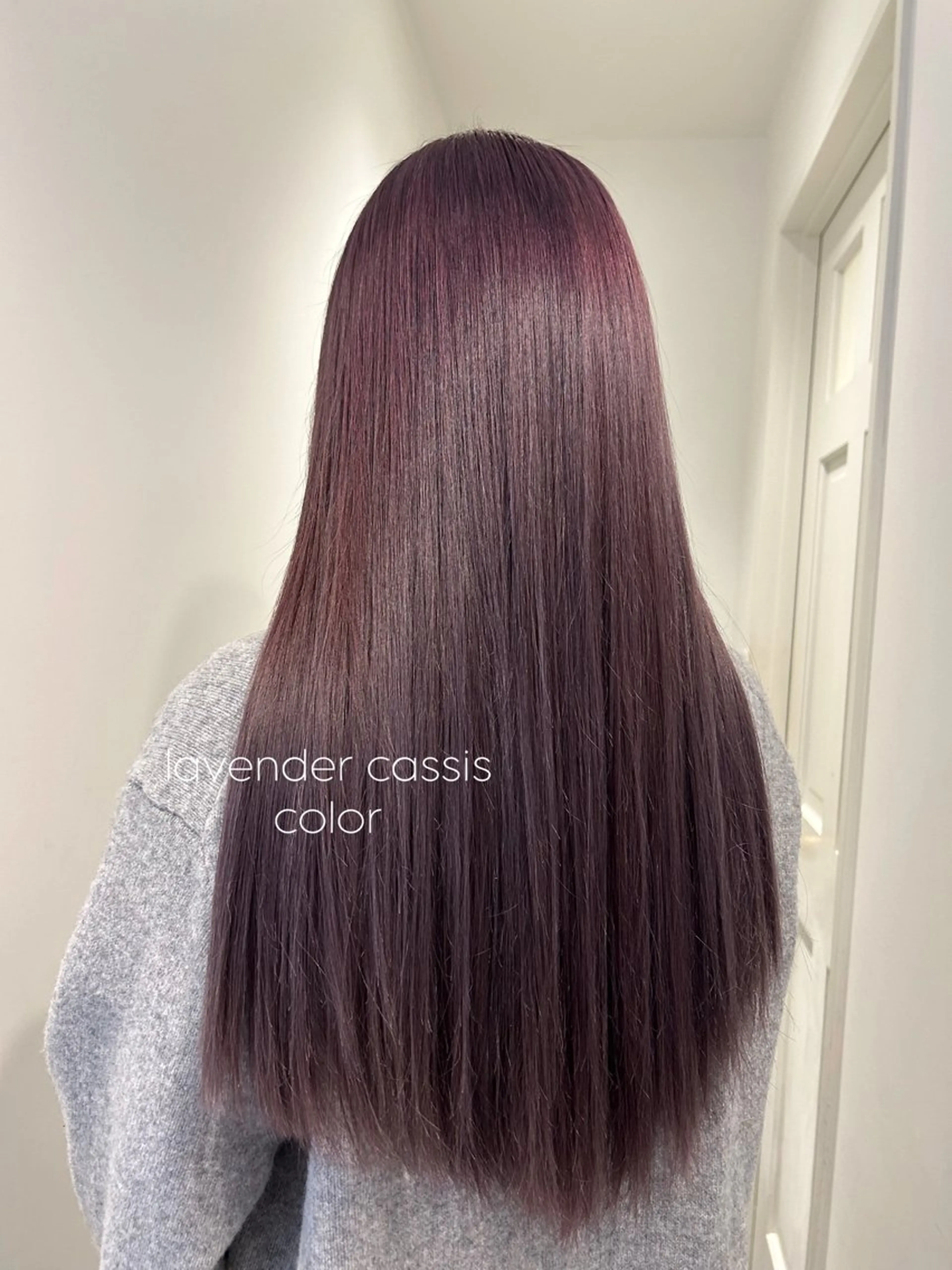 ロング カラー 湯浅 美葉のヘアスタイル