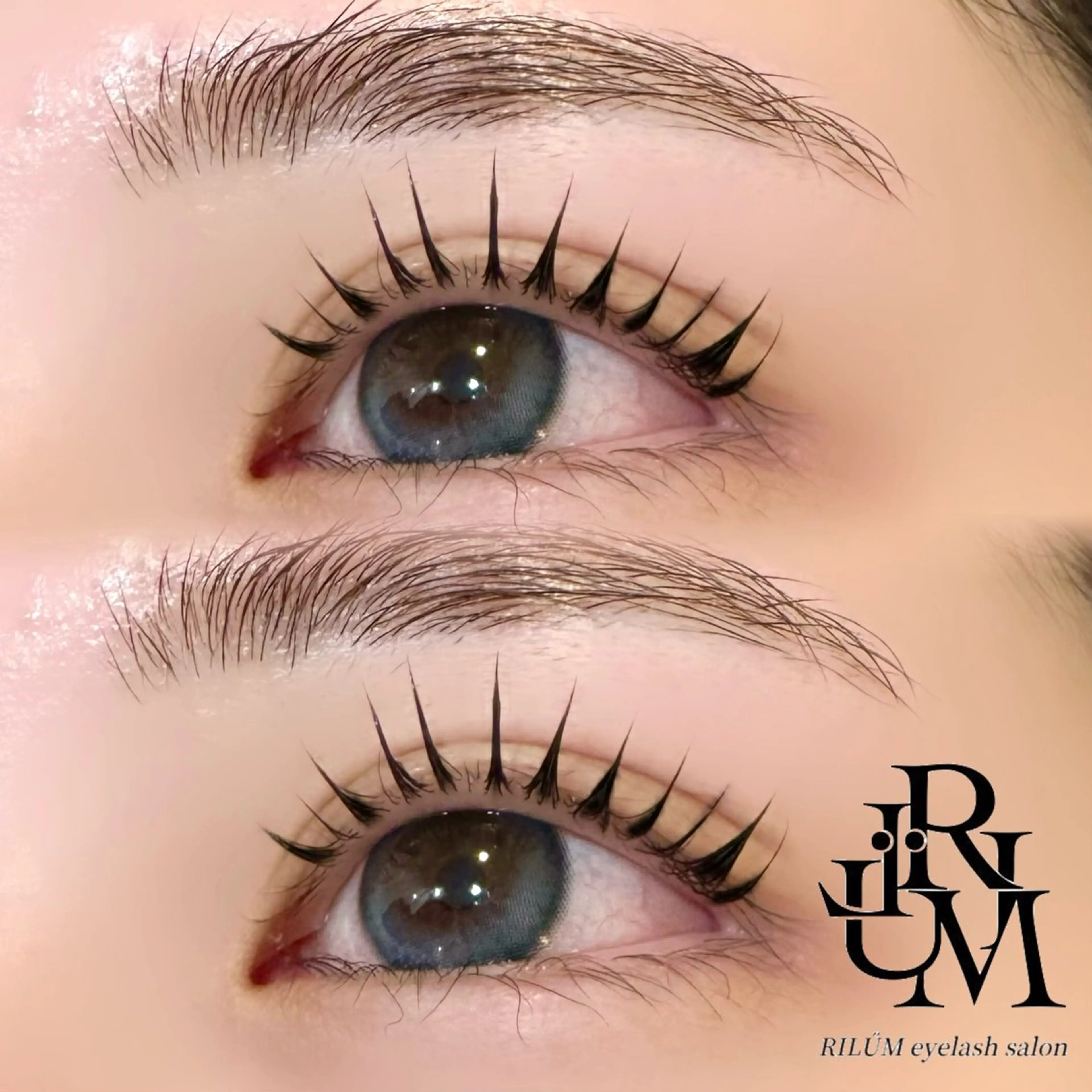 マツエク・マツパ 韓国風マツエク パリジェンヌラッシュリフト まつげパーマ 一重×まつ毛パーマ 🫧RUMI 🫧のマツエク・マツパデザイン