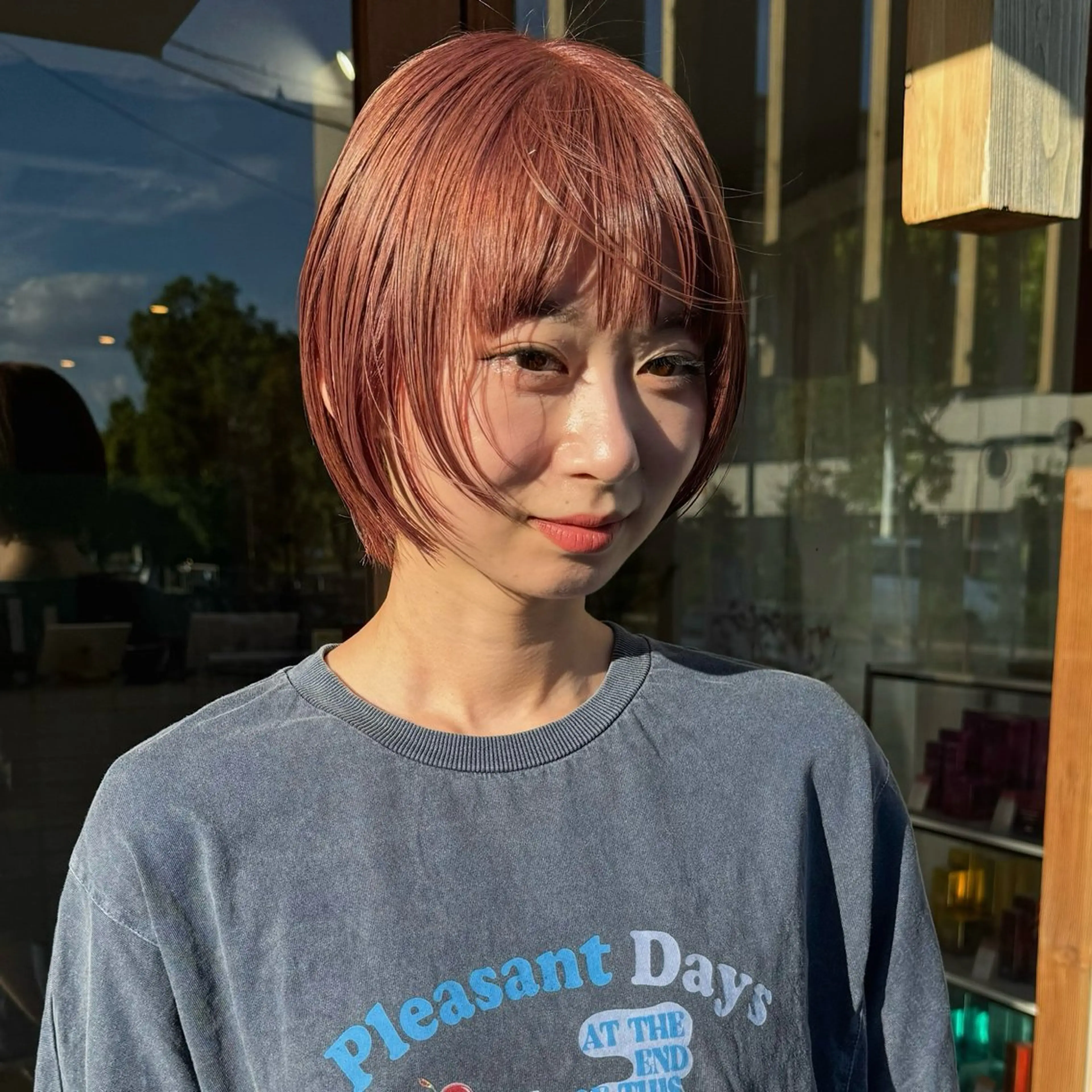 カラー cipre もものヘアスタイル