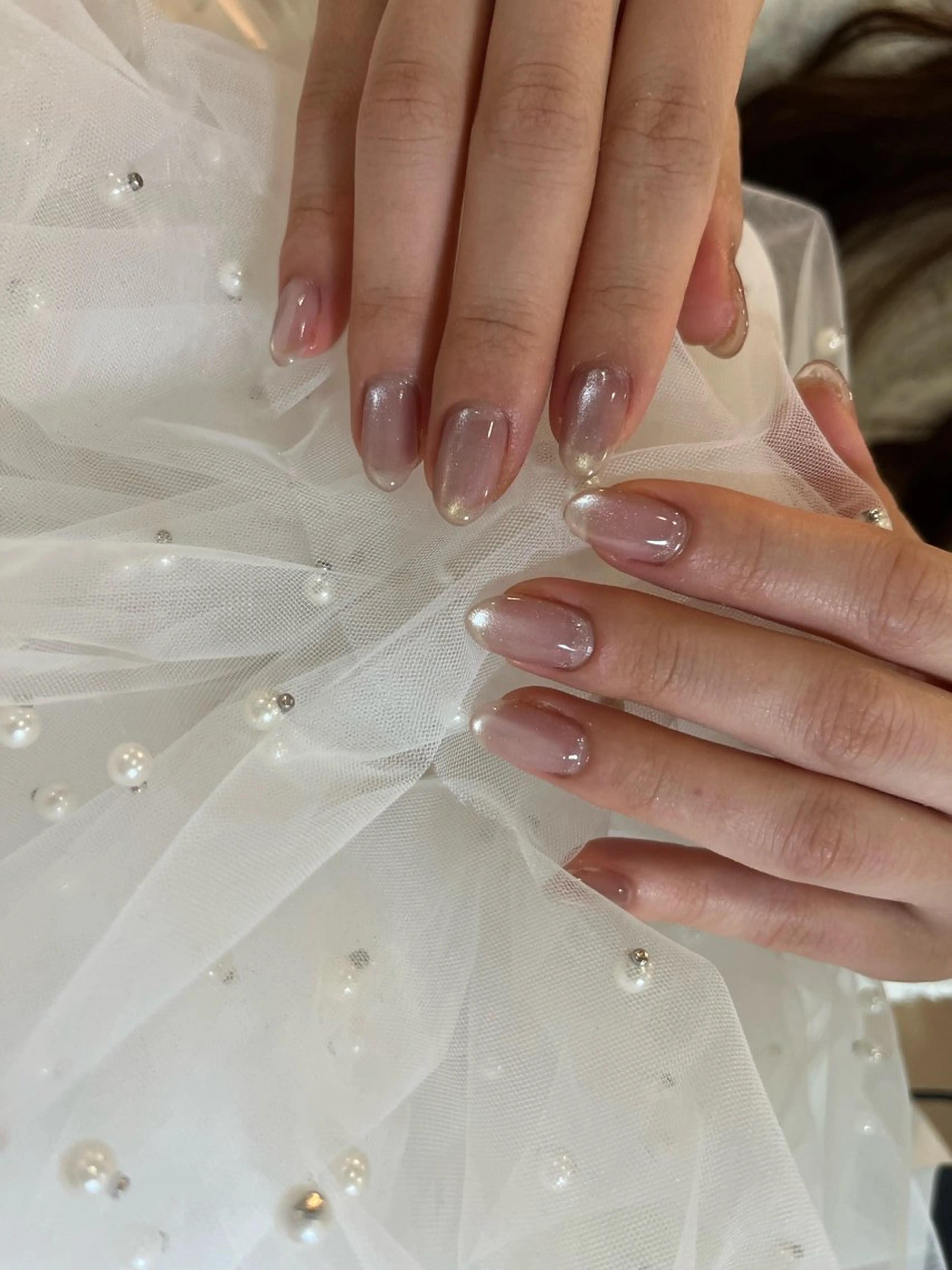 ショート ハンドネイル NAIL SALON FLOR所属・ワンホンネイル/ 韓国ネイルMAKIのネイルデザイン