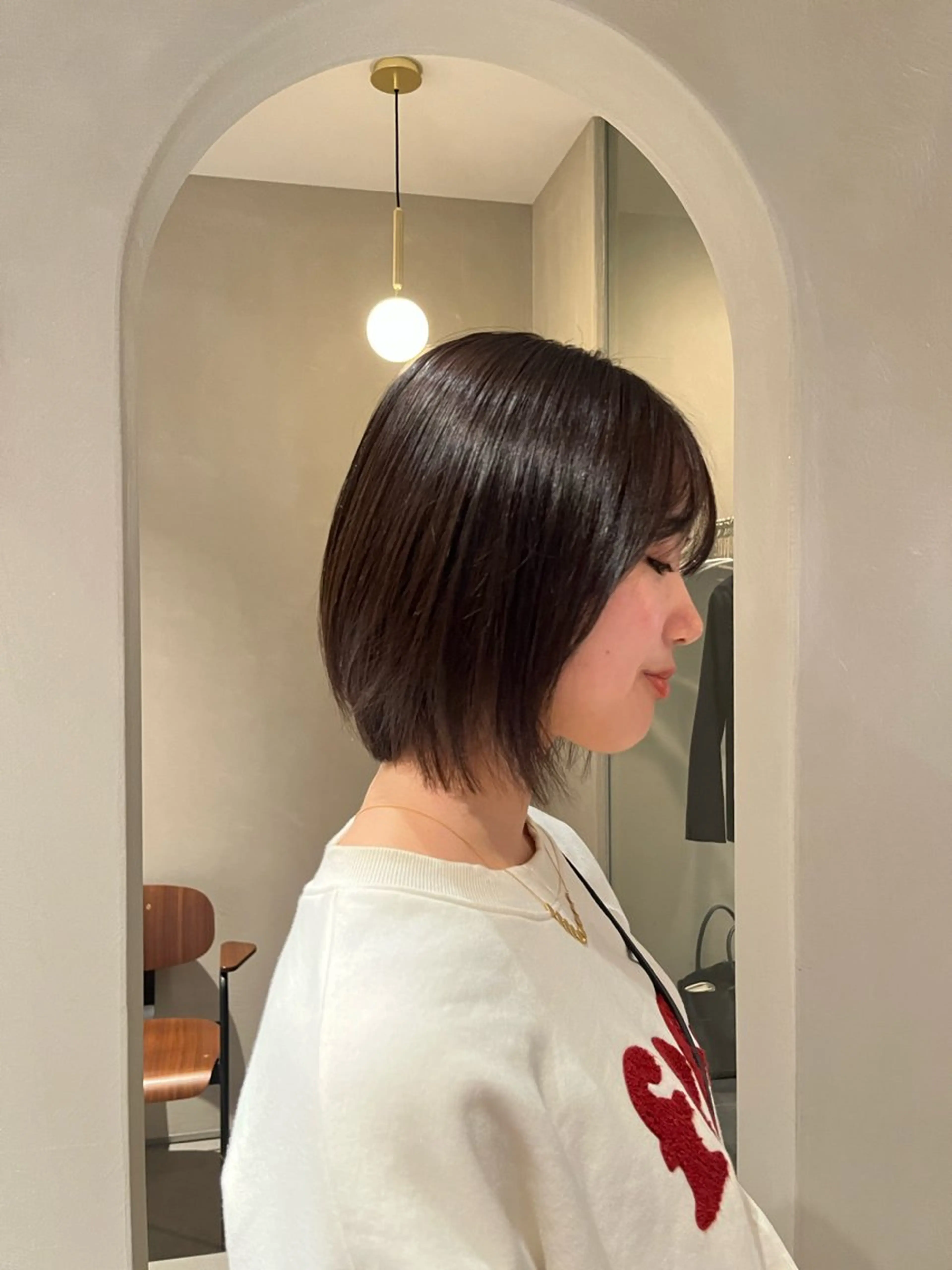 カラー ベージュカラー ブラウンカラー オリーブベージュ 中野 沙季子のヘアスタイル