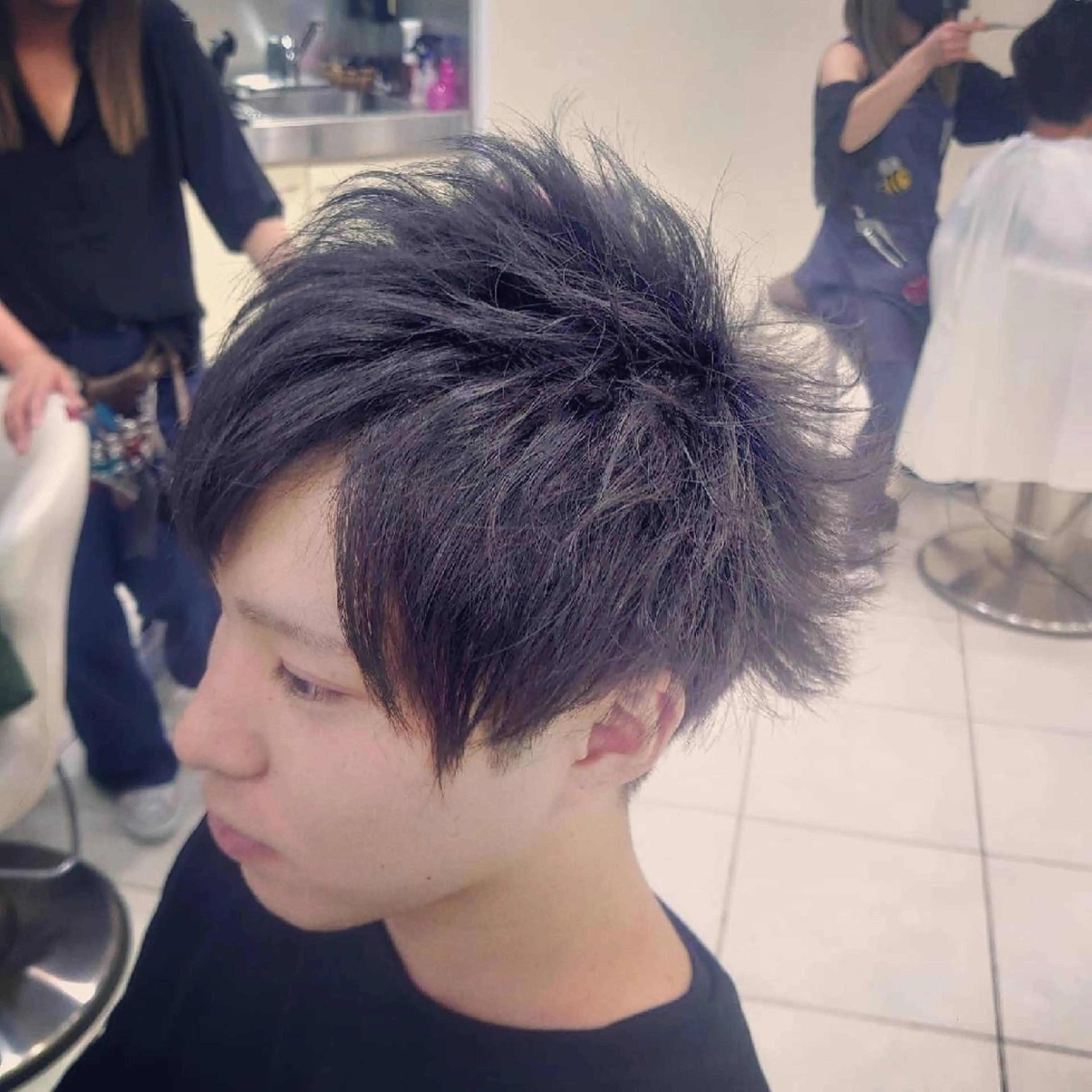 ショート ヘアアレンジ メンズ マッシュ 🐺デザインウルフ / 一ノ瀬 凌🐺のヘアスタイル