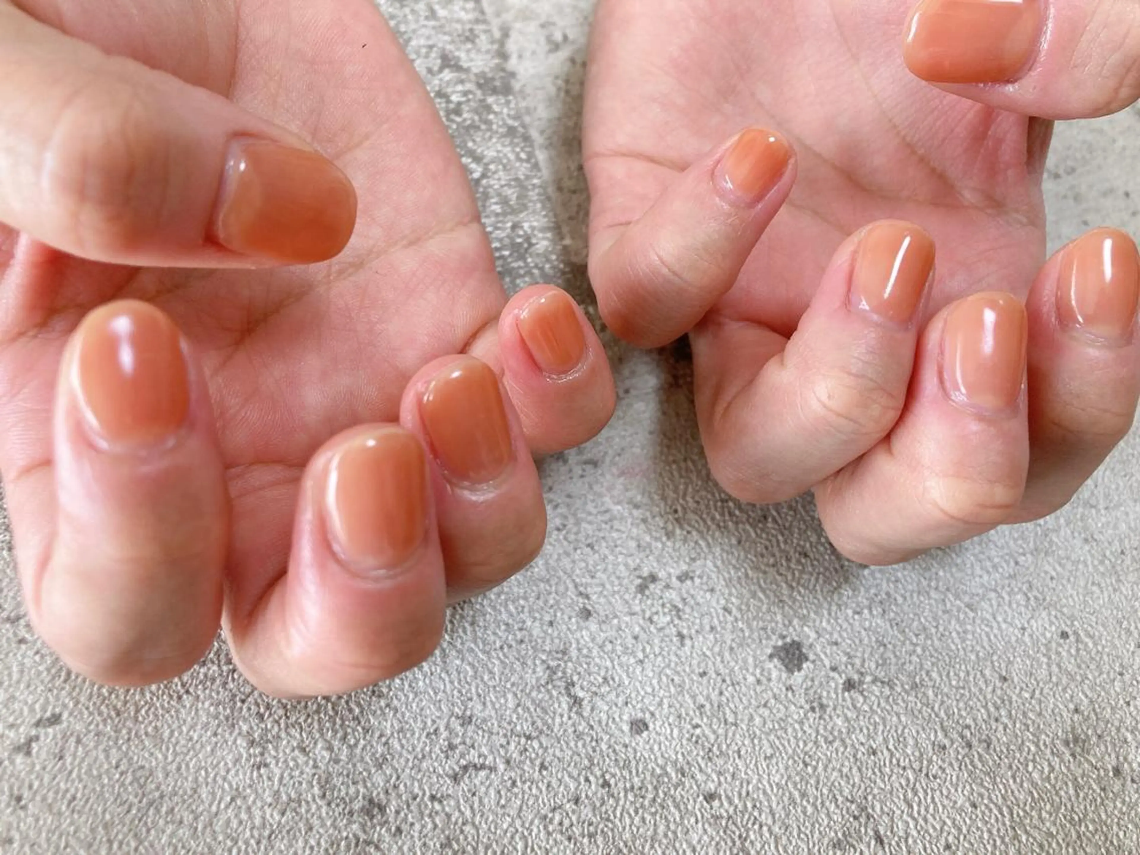 ネイル クリアネイル ワンカラーネイル kikinail 溝の口のネイルデザイン