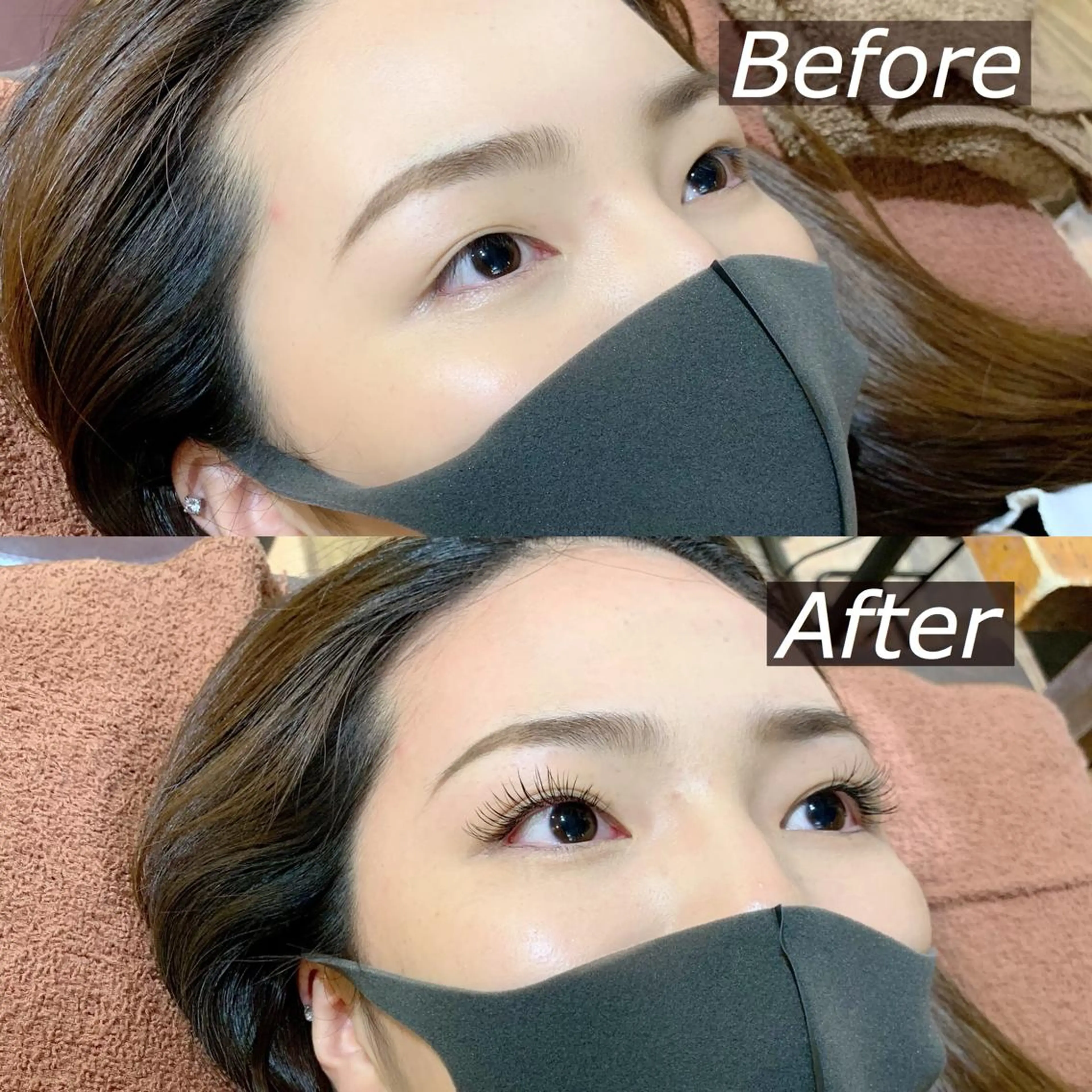 マツエク・マツパ アップワードラッシュ CHIHO💚羽エク /マツエクのヘアスタイル